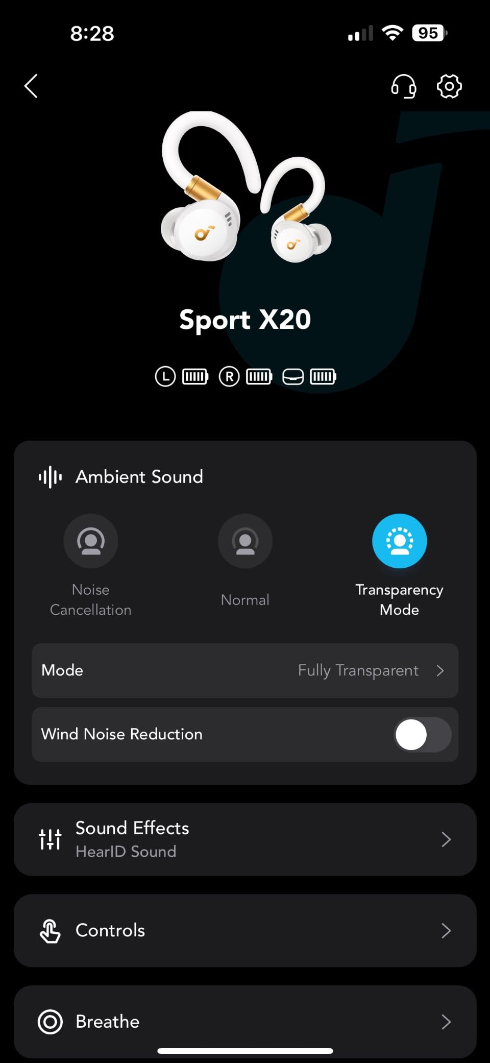 Soundcore Sport X20 by Anker, True-Wireless Workout Earbuds, Rotatable and Extendable Ear Hooks, Noise Cancelling, Deep Bass, IP68 Waterproof, Sweatproof, Dustproof, 48H Play, Sport Earbuds for Gym - Customer Photo 2