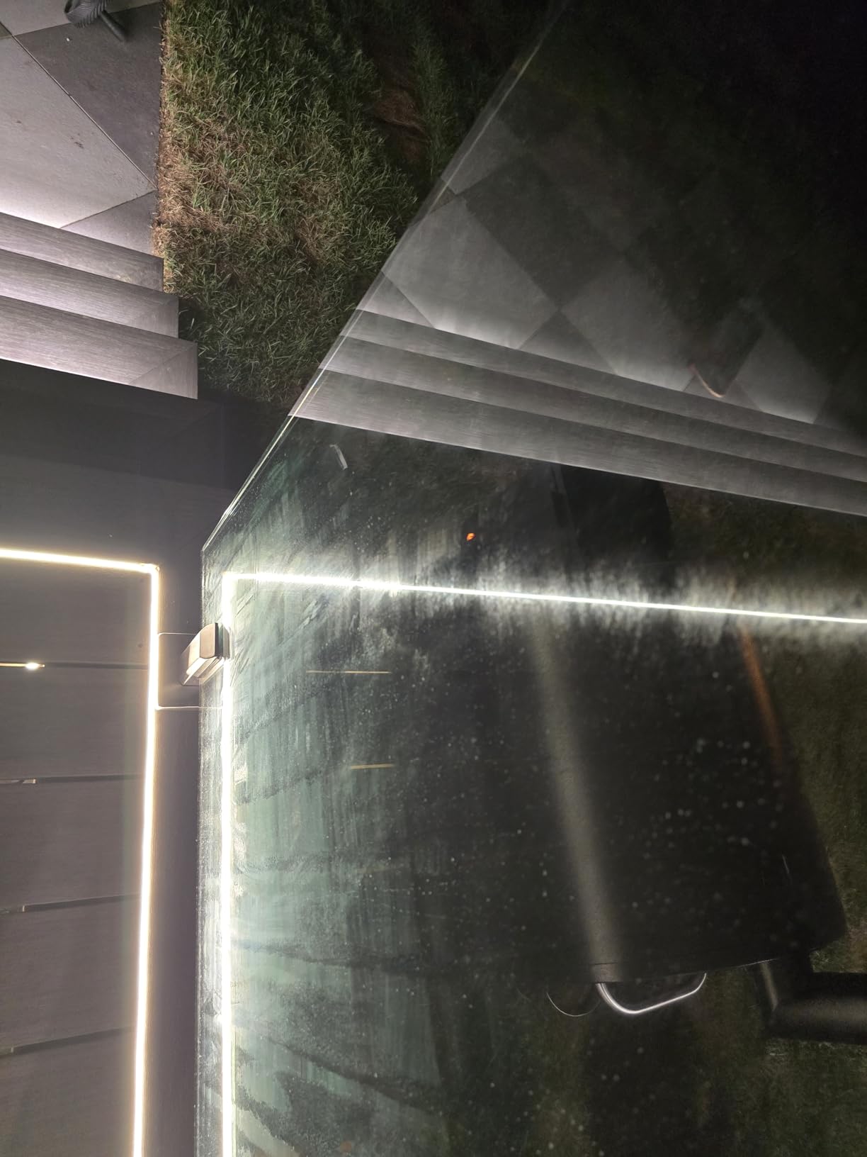 Frameless Glass Railing Panel - 1/2'' Clear Tempered Glass Railing System with 2 Posts - 36 Frameless Glass Railing Panel - 1/2'' Clear Tempered Glass Railing System with 2 Posts - 36