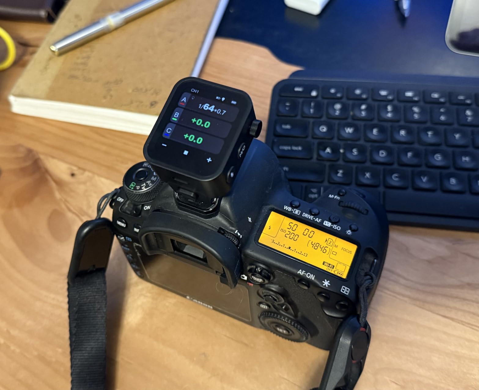 Godox X3C X3-C TTL Wireless Flash Trigger for Canon Camera, 2.4G Wireless Touchscreen Flash Transmitter, Support TTL Auto/Manual/Multi Flash, Built-in Lithium Battery, High-Definit OLED Screen - Customer Photo 4