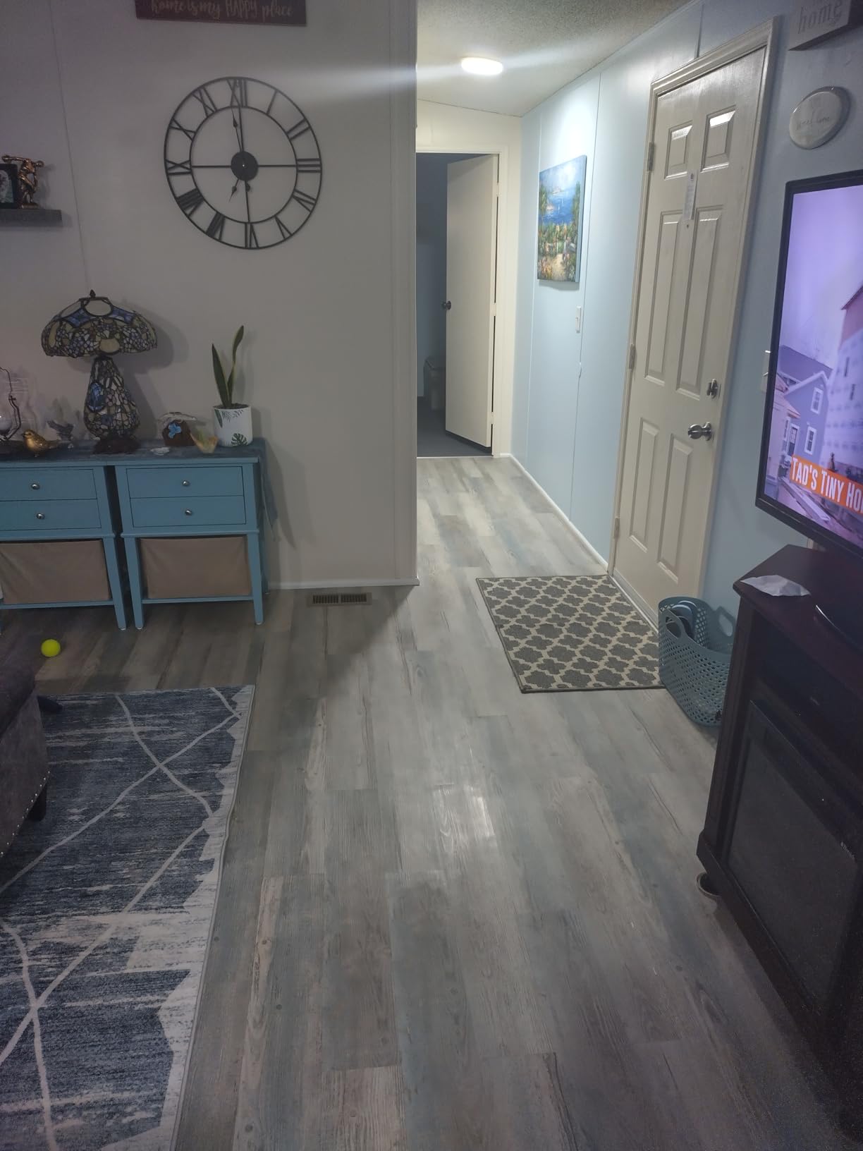 GreenFullHouse Peel and Stick Floor Tile Vinyl Wood Plank 36-Pack 54 Sq.Ft, Classic Pine, Rigid Surface Hard Core Easy DIY Self-Adhesive Flooring - Customer Photo 2