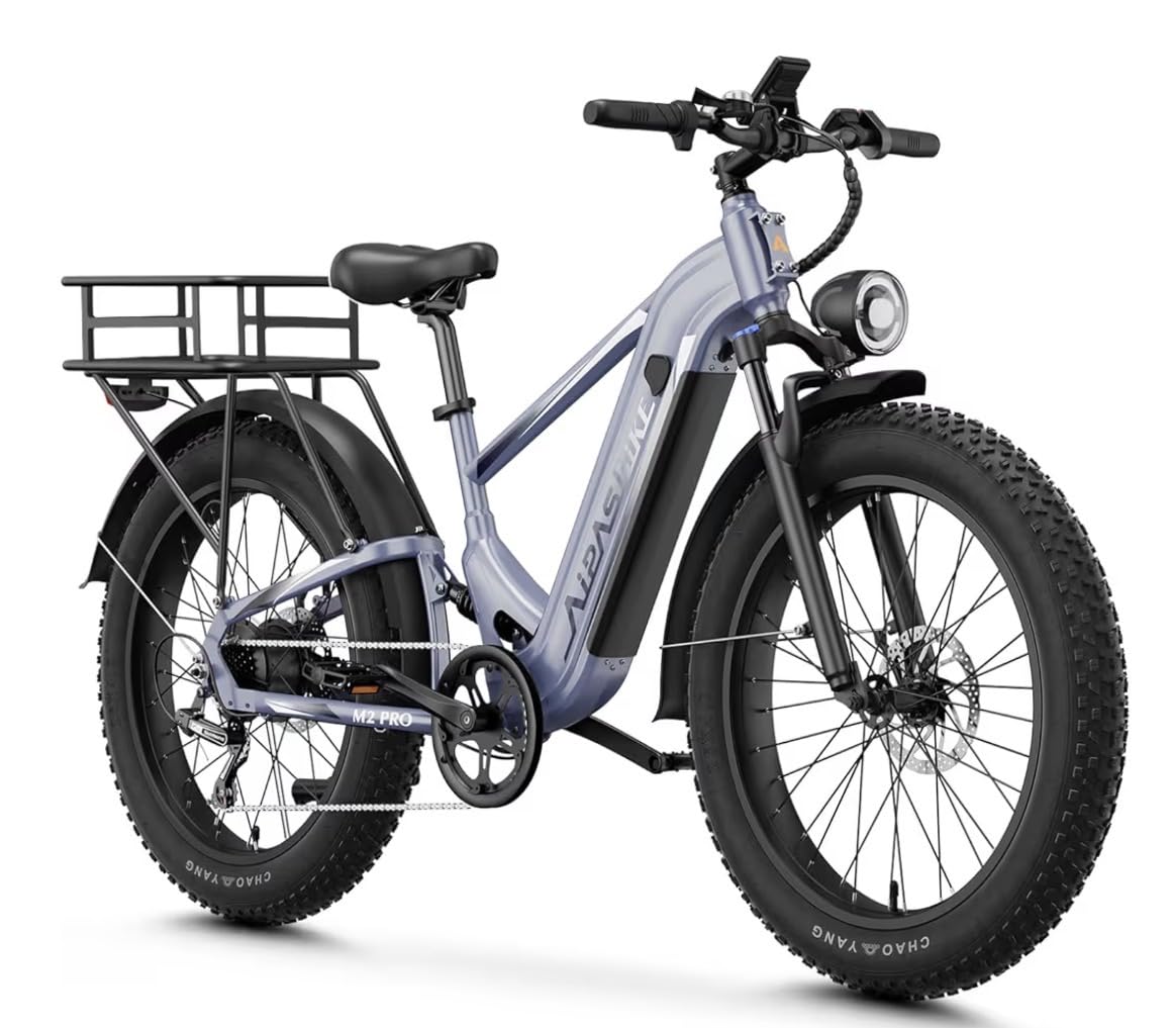 LEONX M2 Pro Electric Bike, 1800W Motor Electric Bike for Adults, 26'' x 4.0'' Fat Tire Ebike with 48V 17.5AH Battery, 36MPH 85Miles Long Range Electric Mountain Bike, Up to 110 Nm - Customer Photo 1