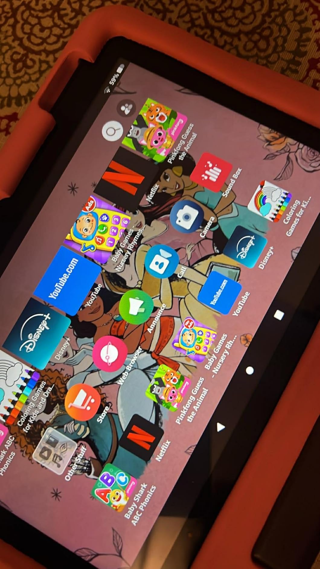 Amazon Fire HD 8 Kids tablet (newest model), ages 3-7. With bright 8