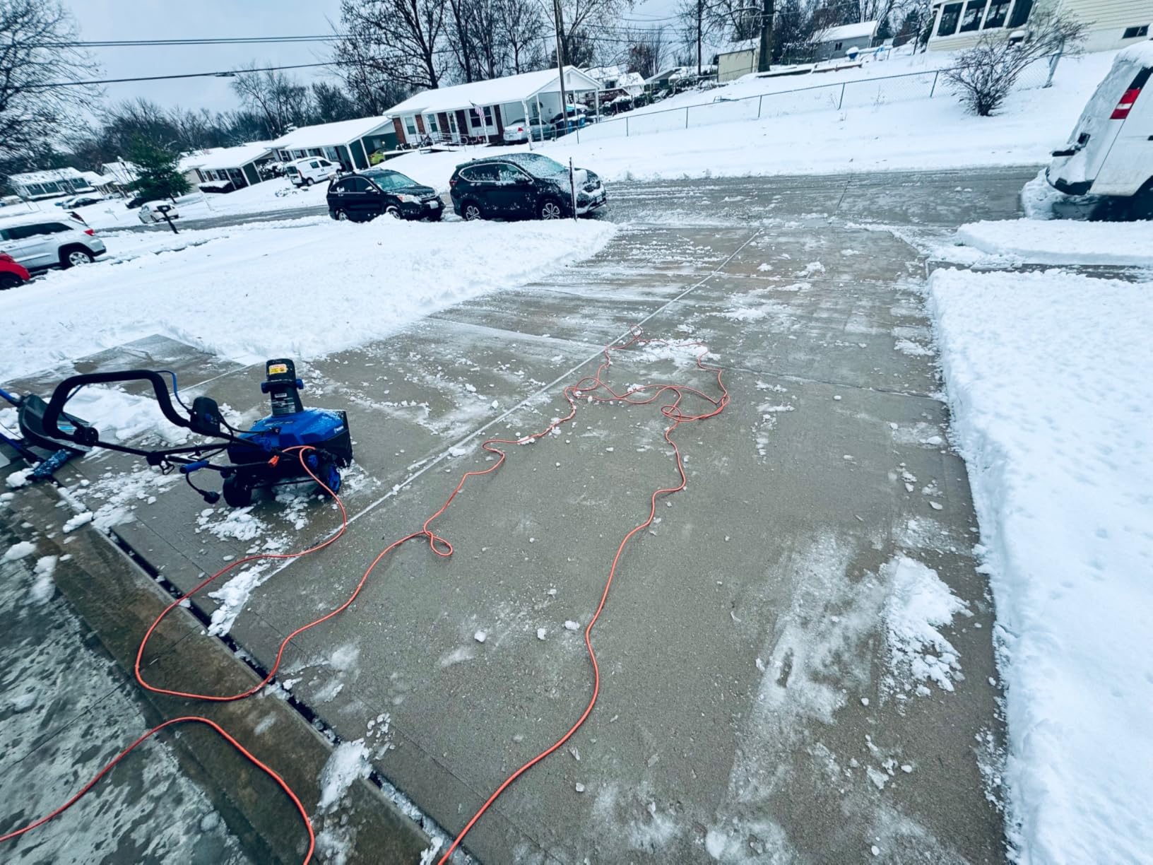 Westinghouse WSnow18 Corded Snow Blower 18 Inch, Dual LED Lights, Electric Snow Blower with 25ft Throwing Distance, Plows 650lbs/min, Adjustable Chute - Customer Photo 1