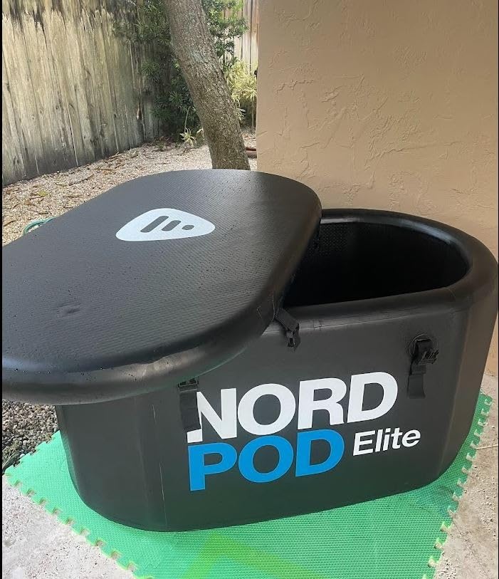 Lifepro NordPod Recovery Ice Tub – Portable Cold Plunge Tub for Athletes, Ice Bath for Recovery & Therapy – Outdoor/Indoor Use, All-Weather Lid, XL Size – Holds Up to 102 Gallons - Customer Photo 4