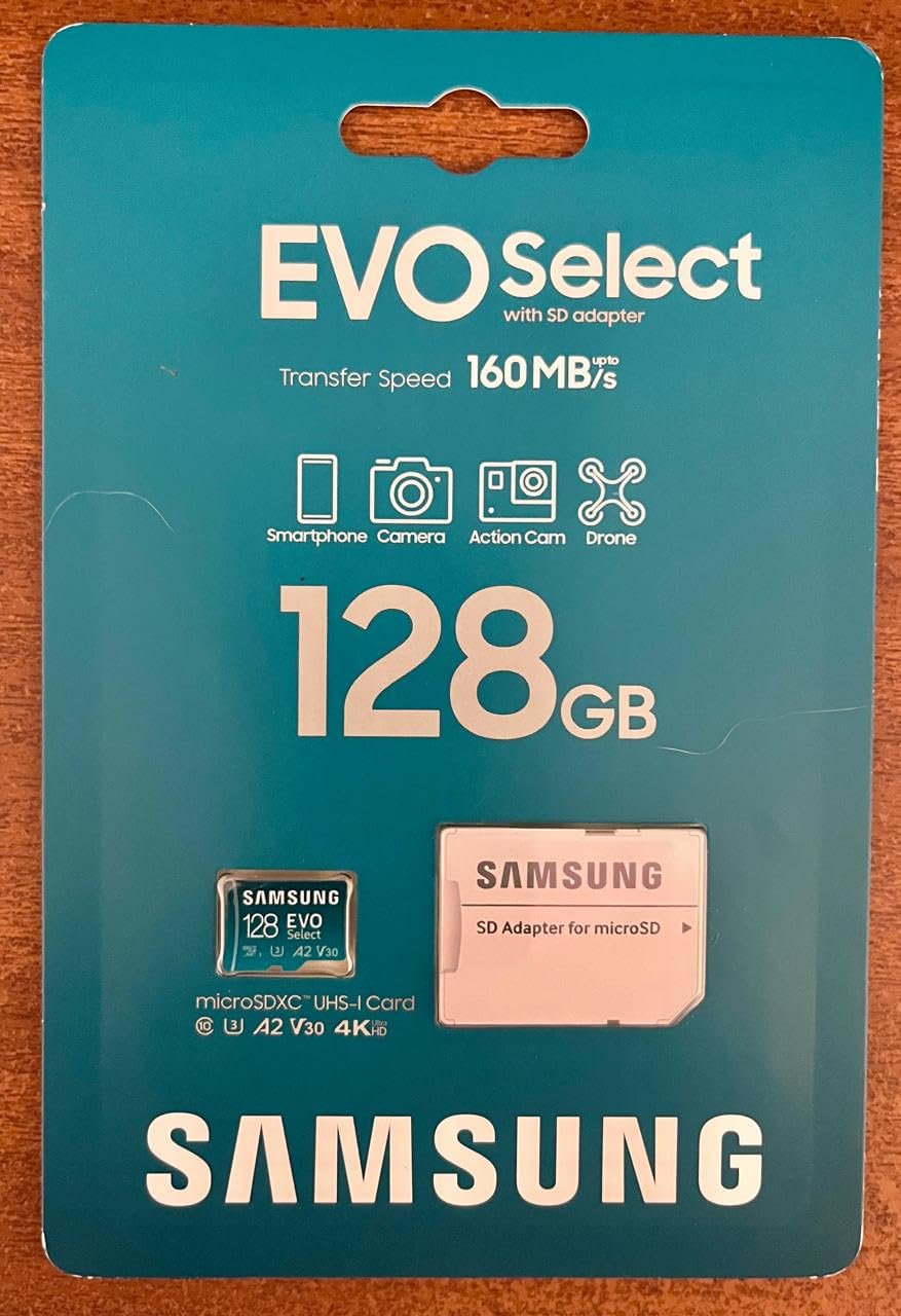 Samsung EVO Select microSD Memory Card + Adapter, 1TB microSDXC, Up-to 160 MB/s, 4K UHD, UHS-I, C10, U3, V30, A2, for Mobile Phone, Smartphones, Nintendo-Switch, and Tablets (MB-ME1T0SA/AM) - Customer Photo 1