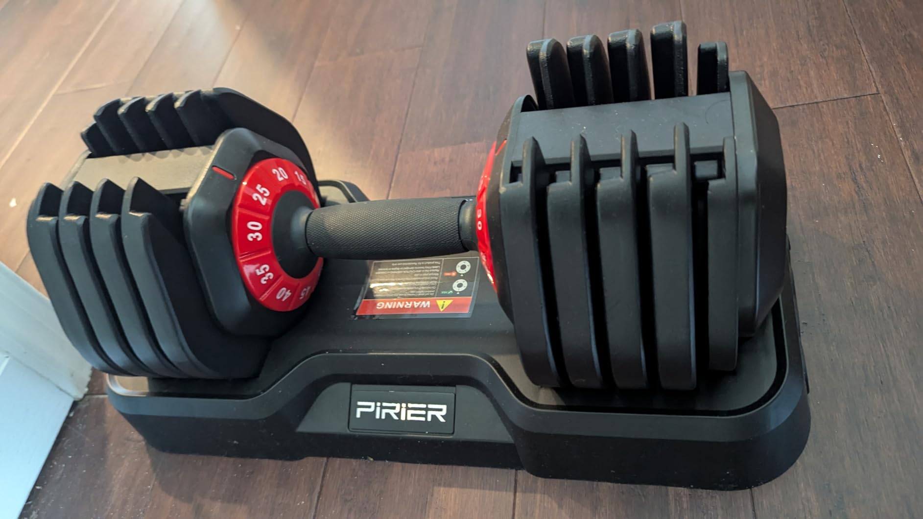 Adjustable Dumbbell Set 55LB Dumbbells Weight, 10-in-1 Weight Dumbbell with Anti-Slip Metal Handle and Bicep Supports for Comprehensive Full Body Strength Training - Customer Photo 2