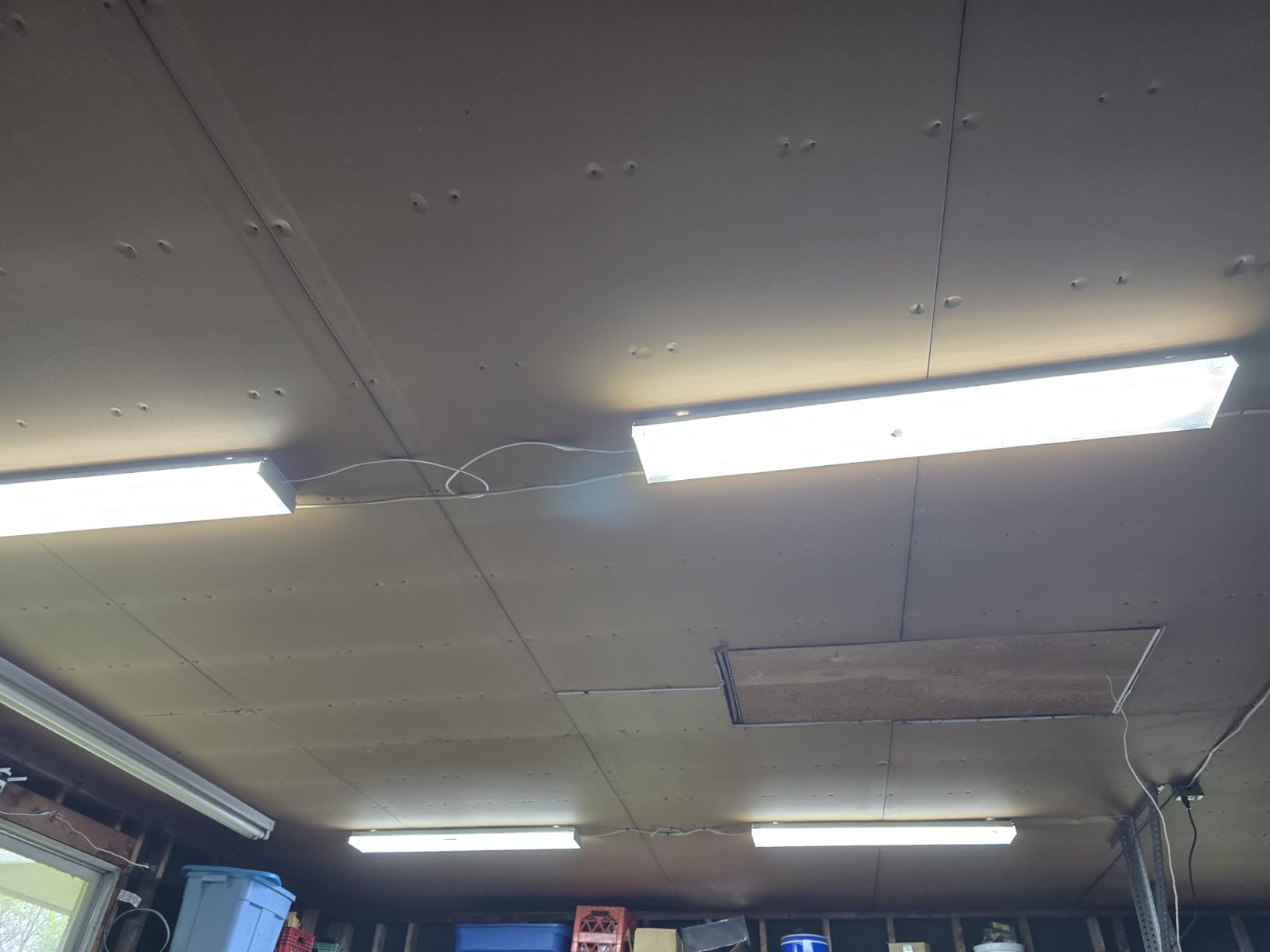 Sunco Garage Lighting, LED Shop Lights for Workshop 4ft, 8 Inch Width Warehouse Industrial Prisma Wraparound, 7200 LM, 60W, Selectable CCT 4000K/5000K/6000K, 120V-277V, Non-Dimmable ETL 4 Pack Customer Review Sunco Garage Lighting, LED Shop Lights for Workshop 4ft, 8 Inch Width Warehouse Industrial Prisma Wraparound, 7200 LM, 60W, Selectable CCT 4000K/5000K/6000K, 120V-277V, Non-Dimmable ETL 4 Pack - Customer Photo 5