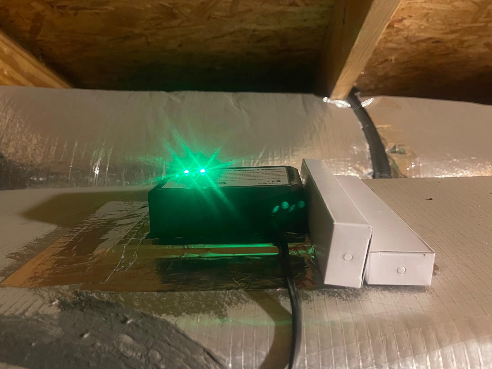 Qualirey 26W HVAC UV Light Sanitizer Air Purifier for Whole House, 110V Dual UV UVC Light in Duct for HVAC Duct Filter, UV Duct Air Purifier for AC Air Conditioning Customer Review Qualirey 26W HVAC UV Light Sanitizer Air Purifier for Whole House, 110V Dual UV UVC Light in Duct for HVAC Duct Filter, UV Duct Air Purifier for AC Air Conditioning - Customer Photo 2