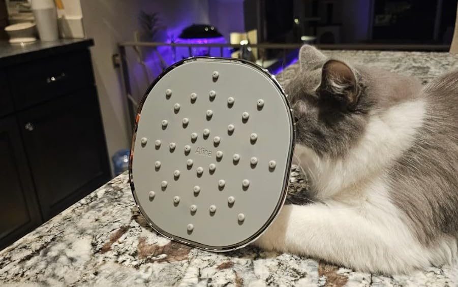 Afina Filtered Shower Head - Water Softener Showerhead with KDF-55 Shower Filter for Hard Water - High Pressure Rain Fall Experience - Universal Fit (Chrome) - Customer Photo 1