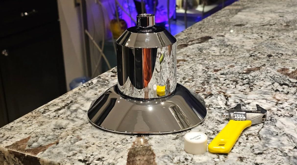 Afina Filtered Shower Head - Water Softener Showerhead with KDF-55 Shower Filter for Hard Water - High Pressure Rain Fall Experience - Universal Fit (Chrome) - Customer Photo 2