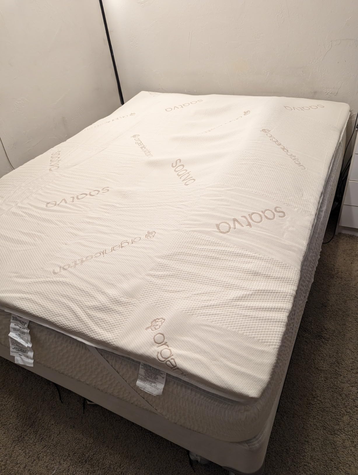 Saatva Natural Latex Mattress Topper - 1.5