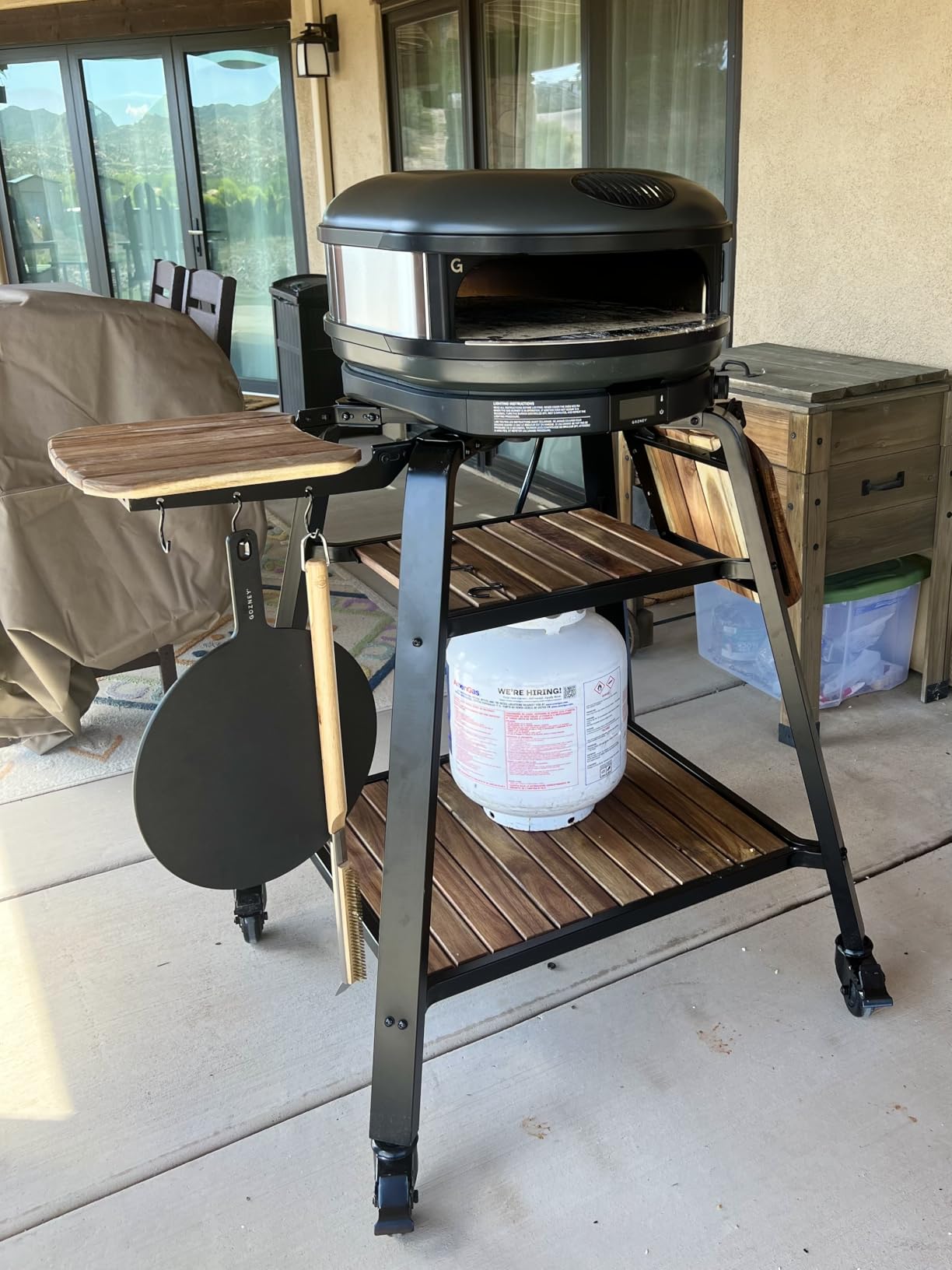 Gozney Arc XL Outdoor Pizza Oven, Propane Gas Pizza Oven, Precision Flame Control, Cooks 16