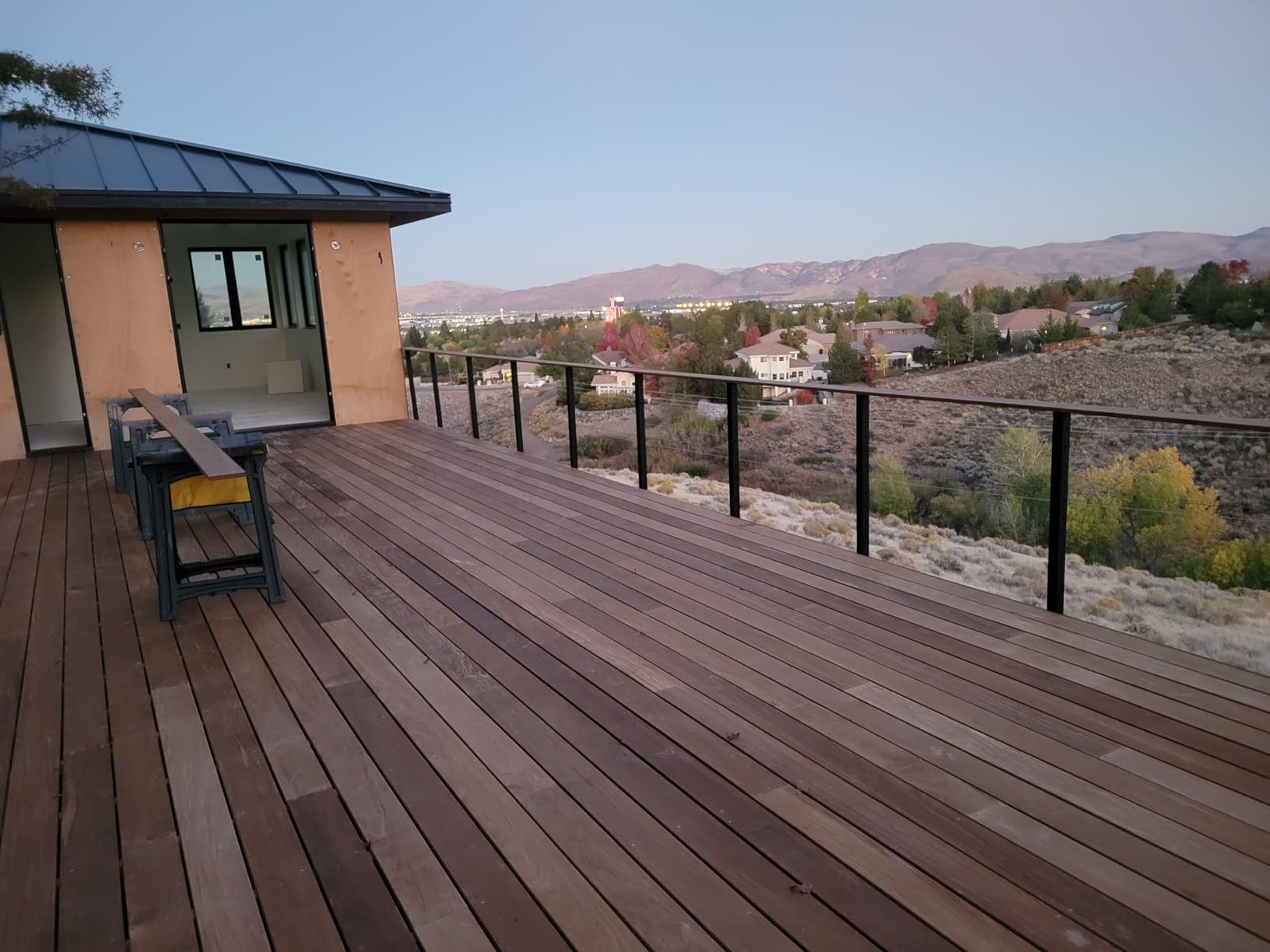 Muzata 15-20FT Modular Black Side Mount Cable Railing Kit 36 Inch 4 Level Post Kit Complete Set Cable Railing System for Decks Length Adjustable with Paper User Guide (No Handrail) RWF2 BH4S Customer Review Muzata 15-20FT Modular Black Side Mount Cable Railing Kit 36 Inch 4 Level Post Kit Complete Set Cable Railing System for Decks Length Adjustable with Paper User Guide (No Handrail) RWF2 BH4S - Customer Photo 1