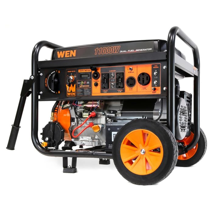 WEN 5,600-Watt Dual Fuel Portable Generator with Wheel Kit, Electric Start, and CO Watchdog (DF5600X) Customer Review WEN 5,600-Watt Dual Fuel Portable Generator with Wheel Kit, Electric Start, and CO Watchdog (DF5600X) - Customer Photo 2