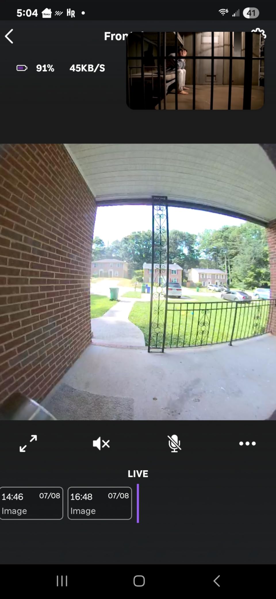 Roku Smart Home Wired Video Doorbell & Chime - 1080p HD Night Vision Ultrawide View Doorbell Camera with Motion & Sound Detection, 2-Way Audio & Works with Alexa & Google, 90-Day Subscription Included - Customer Photo 2