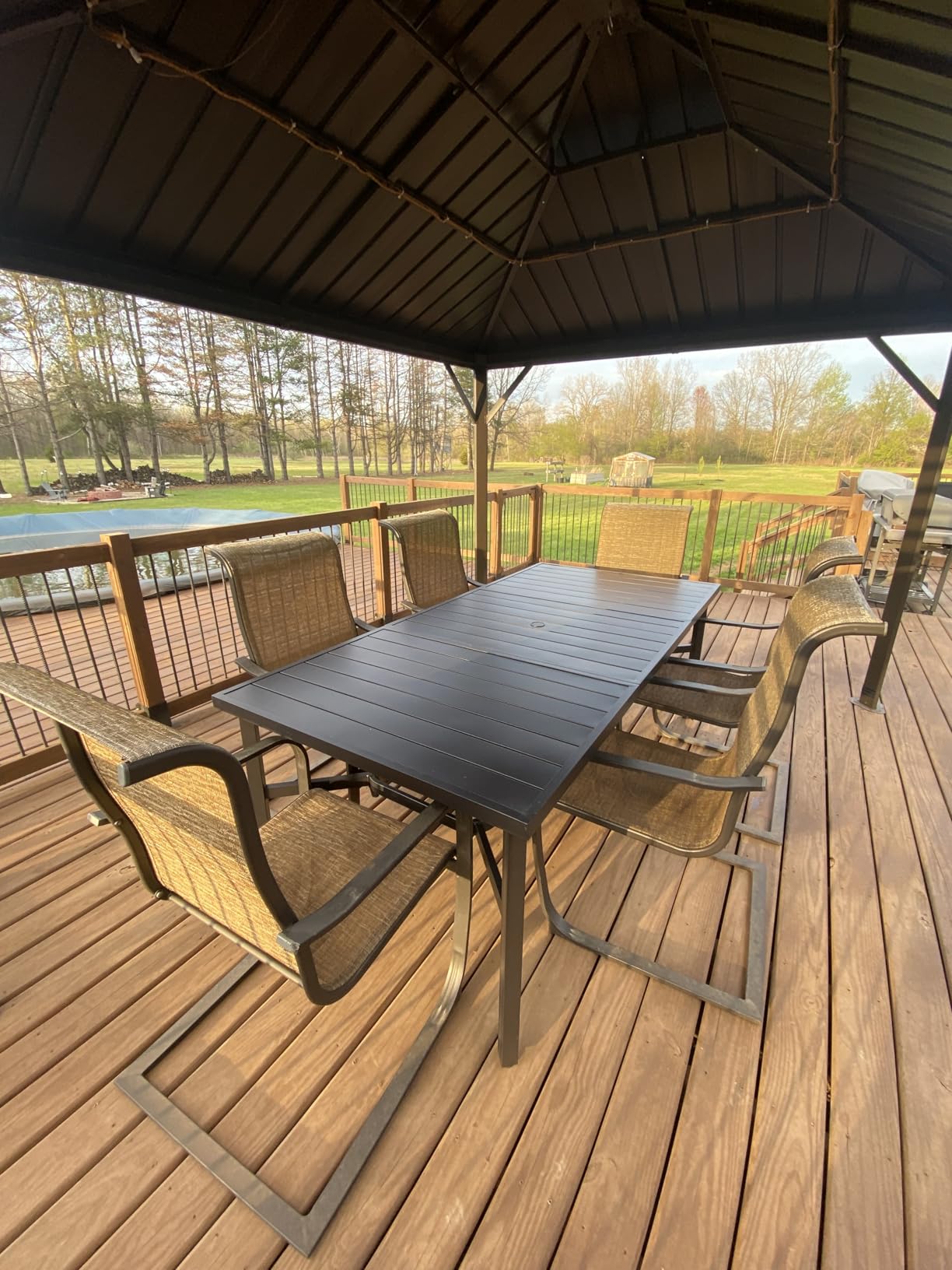 Outdoor Patio Dining Table for 8, 83