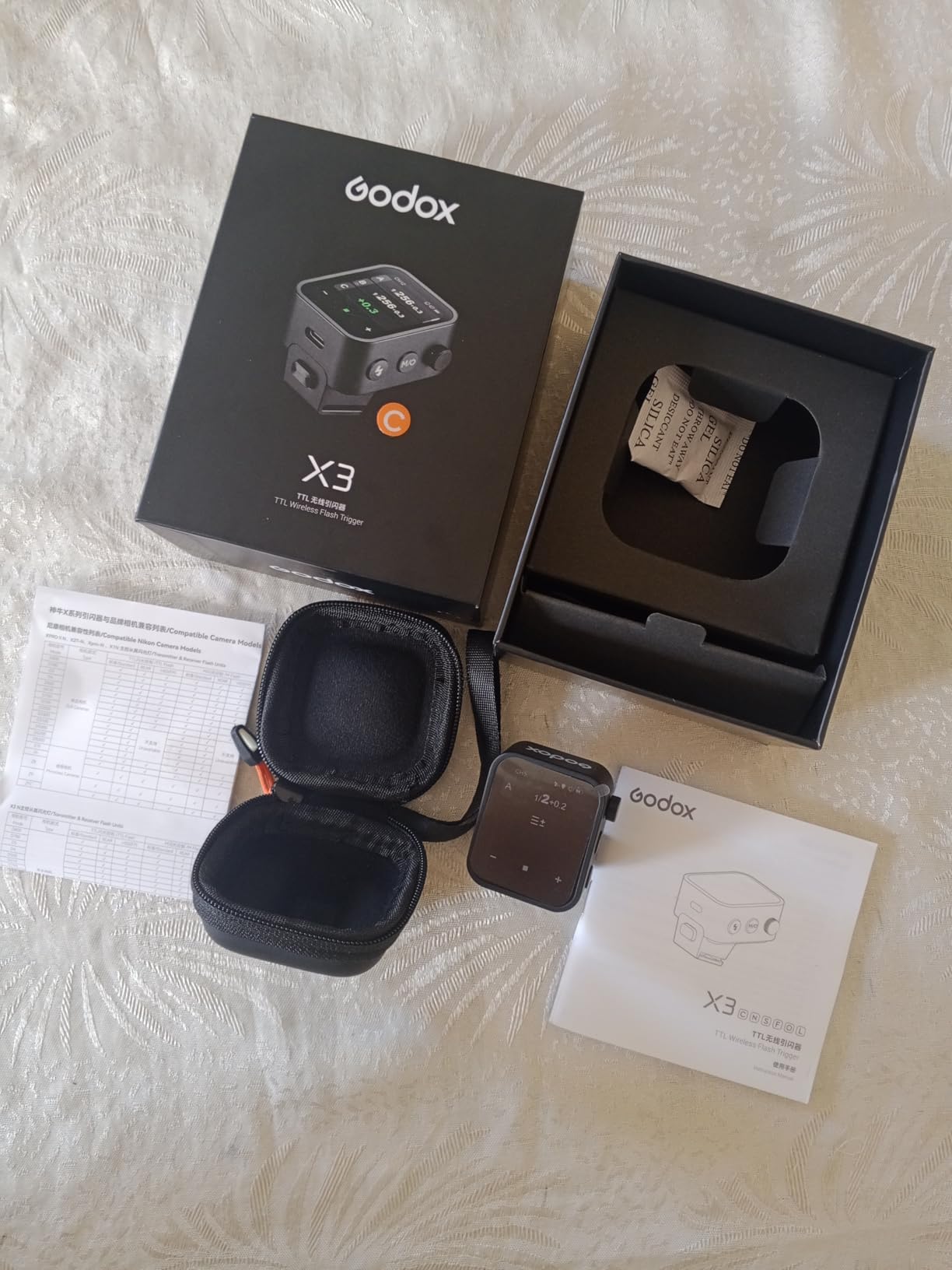 Godox X3C X3 C X3-C TTL Wireless Flash Trigger Compatible for Canon Camera, OLED Touchscreen Flash Transmitter, Built-in Lithium Battery+Quick Charge Customer Review Godox X3C X3 C X3-C TTL Wireless Flash Trigger Compatible for Canon Camera, OLED Touchscreen Flash Transmitter, Built-in Lithium Battery+Quick Charge - Customer Photo 1