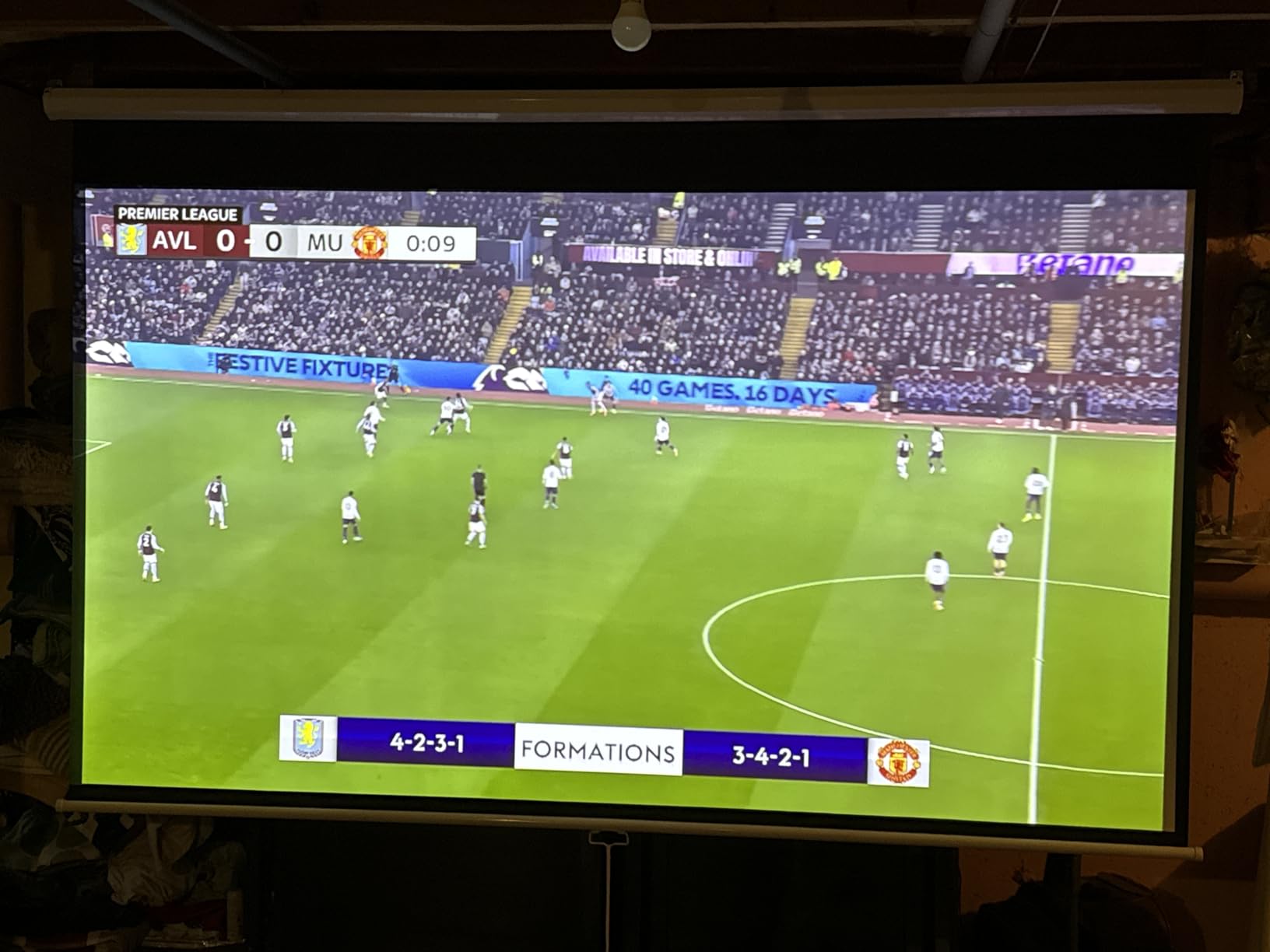 Dangbei DBOX02 Laser Projector 4K GTV, 2450 ISO Lumens, Netflix Officially Licensed, Blu-ray 3D, Home Theater Projector with WiFi and Bluetooth, HDR10+, 200-inch Picture, 2x12W DTS:, Dolby Audio - Customer Photo 1