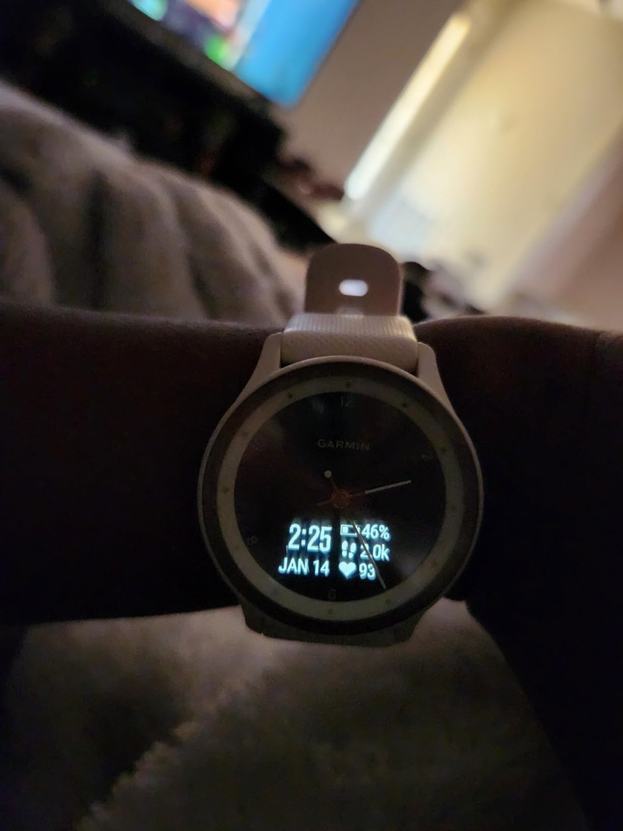 Garmin vivomove Sport, Hybrid Smartwatch, Health and Wellness Features, Touchscreen, Cocoa (Renewed) - Customer Photo 1