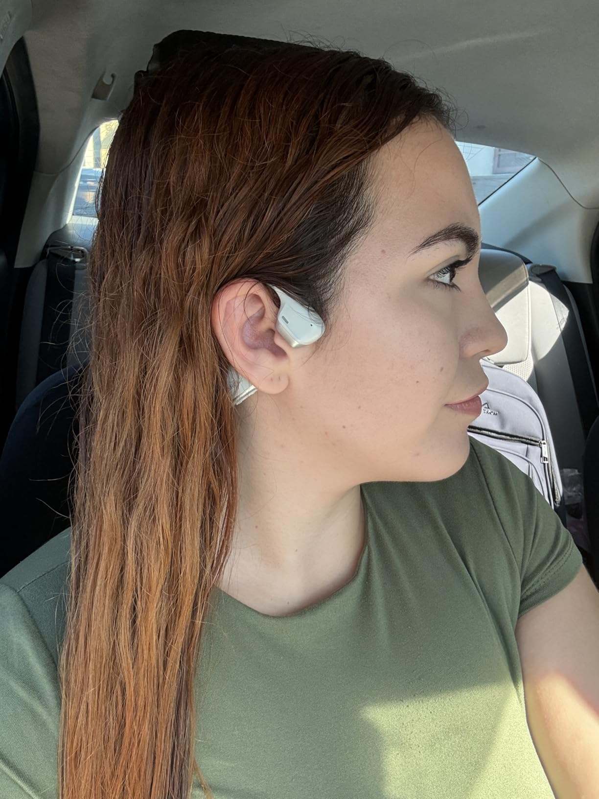 SHOKZ New OpenRun Pro 2- Bone Conduction Headphones, Open-Ear Bluetooth Wireless Sport Earphones for Running, Workouts - Sweat Resistant, Secure Comfortable Fit -Deep Bass, Smart Mic, Reflective Strip - Customer Photo 2