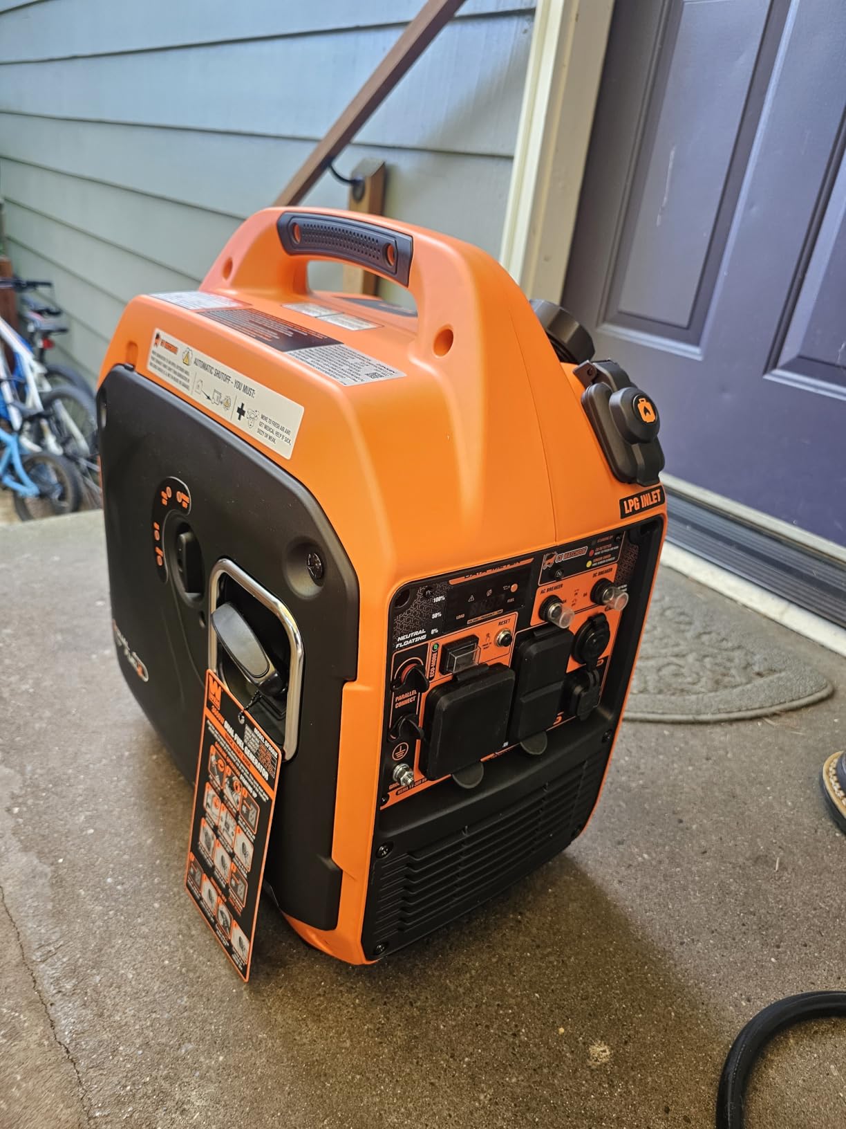 WEN Quiet and Lightweight 3600-Watt Dual Fuel RV-Ready Portable Inverter Generator with Fuel Shut Off and CO Watchdog (DF360iX) Customer Review WEN Quiet and Lightweight 3600-Watt Dual Fuel RV-Ready Portable Inverter Generator with Fuel Shut Off and CO Watchdog (DF360iX) - Customer Photo 1