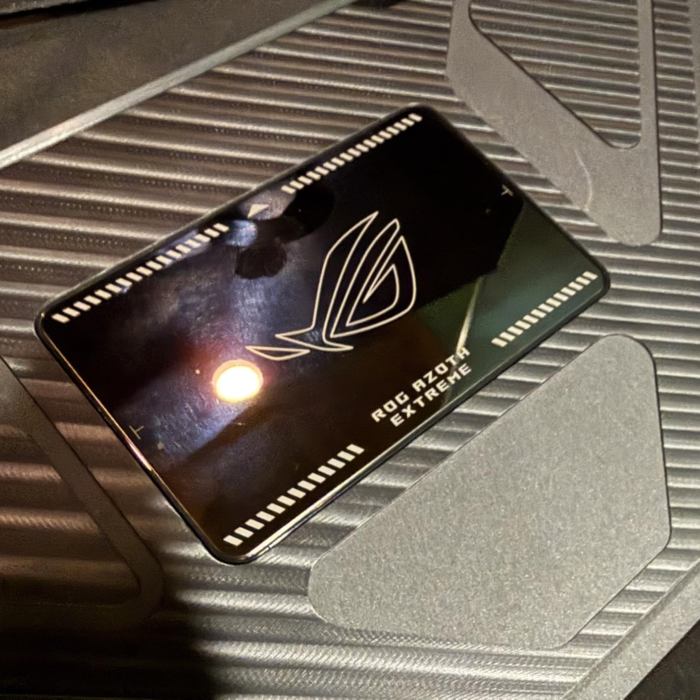 ASUS ROG Azoth Extreme Wireless Mechanical Gaming Keyboard – 75% TKL, ROG NX Snow Linear Switches, PBT Keycaps, Aluminum Chassis, Carbon Fiber, Gasket Mount, Color OLED Screen, PC/Mac Support - Black - Customer Photo 2