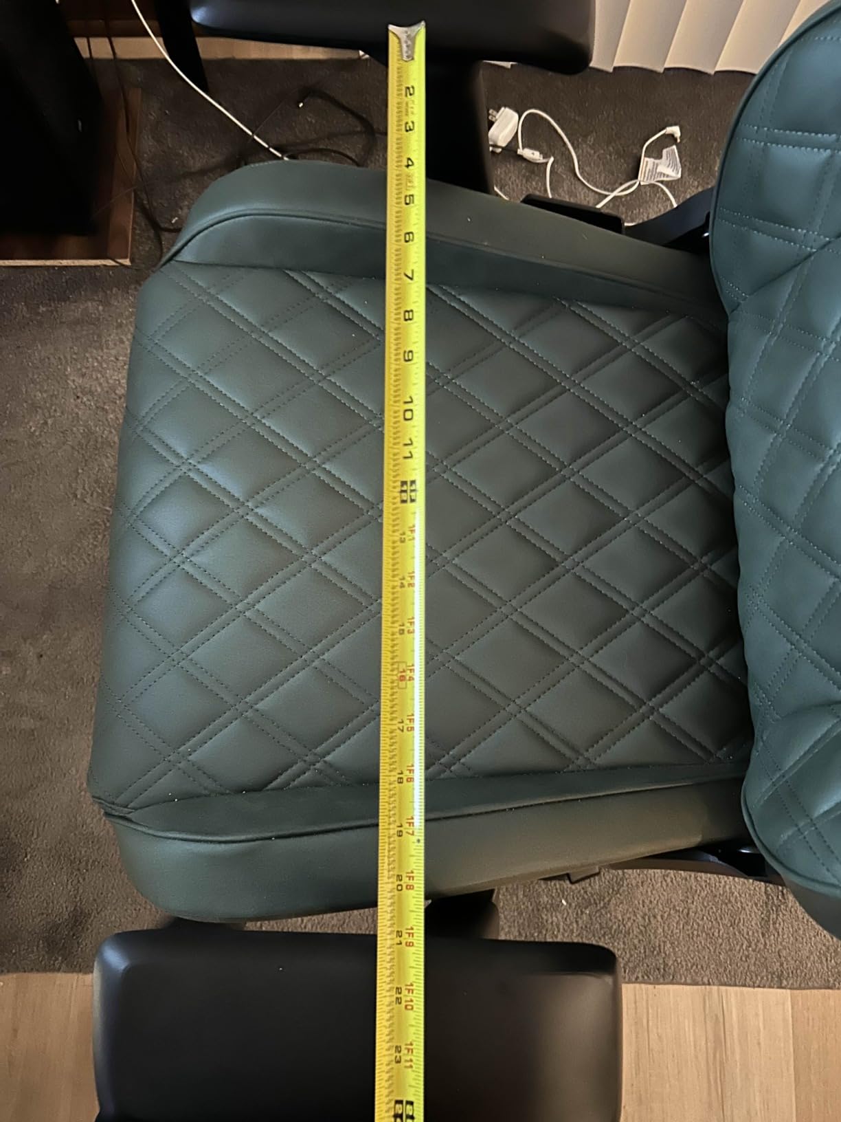 Corsair TC500 Luxe Gaming Chair – Premium Breathable Fabric – Wide Seat – Five-Way Adjustable Armrests – Adjustable Built-in Lumbar Support – 90-160 Degree Recline – Sherwood - Customer Photo 1