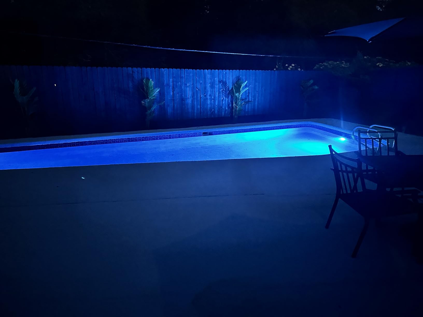 Pool Lights for Inground Pool, 60W 10 Inch LED Inground Pool Light with Controller, Remote and APP Control for Wet Niche, Color Changing Underwater Swimming Pool Lights with 50 Foot Cord Customer Review Pool Lights for Inground Pool, 60W 10 Inch LED Inground Pool Light with Controller, Remote and APP Control for Wet Niche, Color Changing Underwater Swimming Pool Lights with 50 Foot Cord - Customer Photo 3