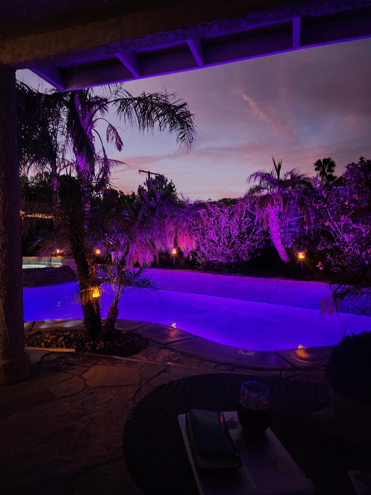 Pool Lights for Inground Pool, 60W 10 Inch LED Inground Pool Light with Controller, Remote and APP Control for Wet Niche, Color Changing Underwater Swimming Pool Lights with 50 Foot Cord Customer Review Pool Lights for Inground Pool, 60W 10 Inch LED Inground Pool Light with Controller, Remote and APP Control for Wet Niche, Color Changing Underwater Swimming Pool Lights with 50 Foot Cord - Customer Photo 4