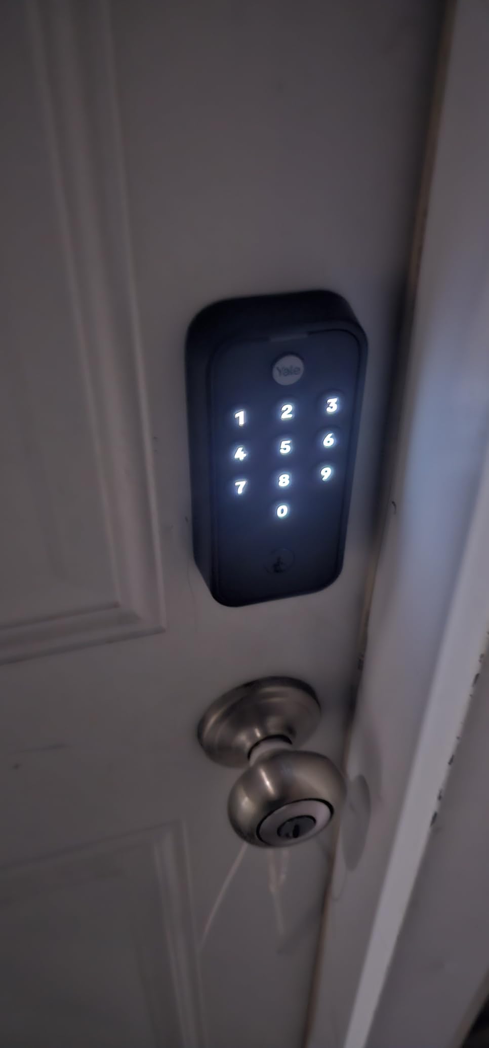 Yale Black Code Keypad Deadbolt Front Door Lock for Keyless Entry, YED210-NR-BSP - Customer Photo 1