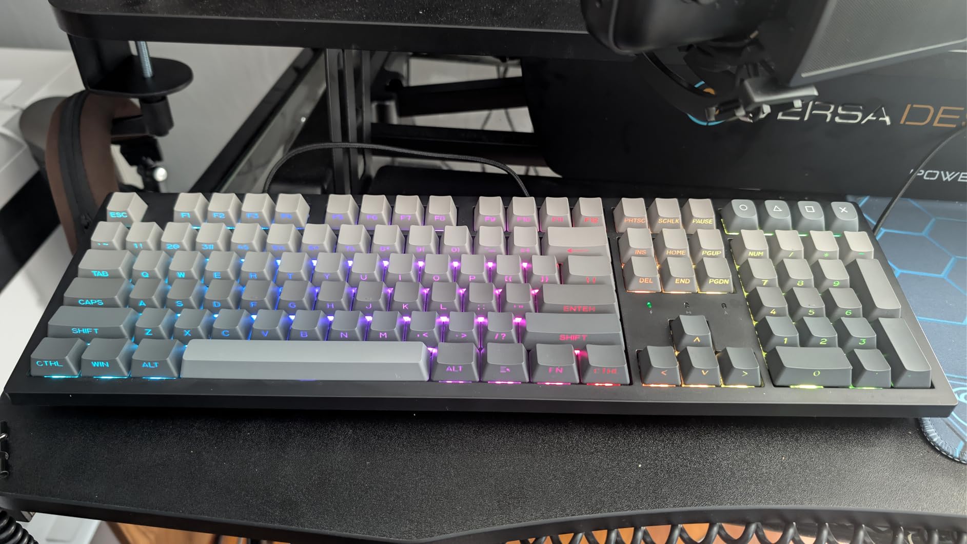 Keychron K10 Max Wireless Custom Mechanical Keyboard, QMK 2.4 GHz Bluetooth Full-Size with Hot-swappable Keychron Super Brown Switch Compatible with Mac Windows Linux (RGB Backlit) - Customer Photo 1