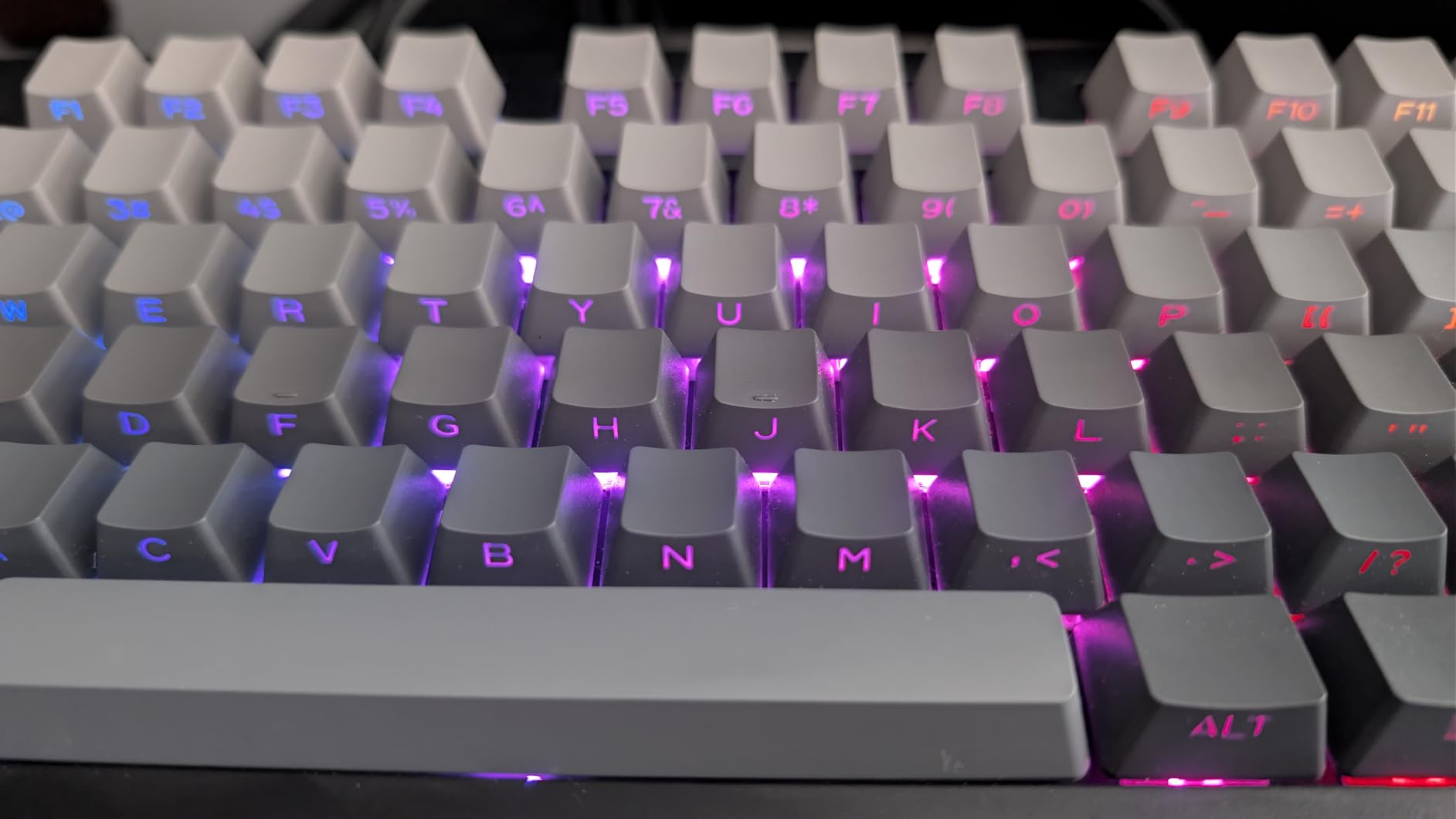 Keychron K10 Max Wireless Custom Mechanical Keyboard, QMK 2.4 GHz Bluetooth Full-Size with Hot-swappable Keychron Super Brown Switch Compatible with Mac Windows Linux (RGB Backlit) - Customer Photo 2