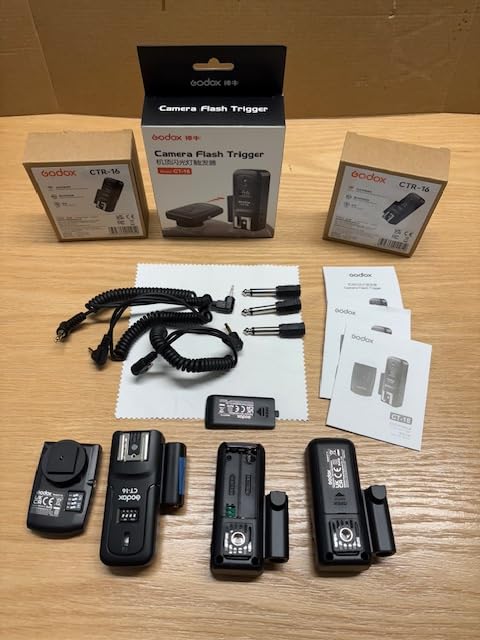 Godox CT-16 Wireless Radio Flash Trigger Receiver Kit, 16 Channel 433MHz Wireless Flash Trigger Kit (1x Transmitter+3X Receiver) Customer Review Godox CT-16 Wireless Radio Flash Trigger Receiver Kit, 16 Channel 433MHz Wireless Flash Trigger Kit (1x Transmitter+3X Receiver) - Customer Photo 1