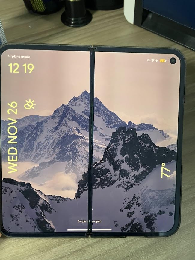 Pixel 9 Pro Fold - Unlocked Android Smartphone with Gemini - Advanced Triple Rear Camera System - Foldable Display - Hands-Free Video - Obsidian - 256 GB customer photo 2