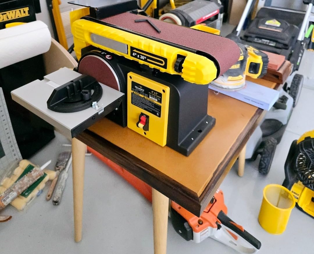 4A Variable Speed Oscillating Spindle Sander, 1000-1800RPM Variable Speed Spindle Sander with Multiple Sanding Sleeves Customer Review 4A Variable Speed Oscillating Spindle Sander, 1000-1800RPM Variable Speed Spindle Sander with Multiple Sanding Sleeves - Customer Photo 2