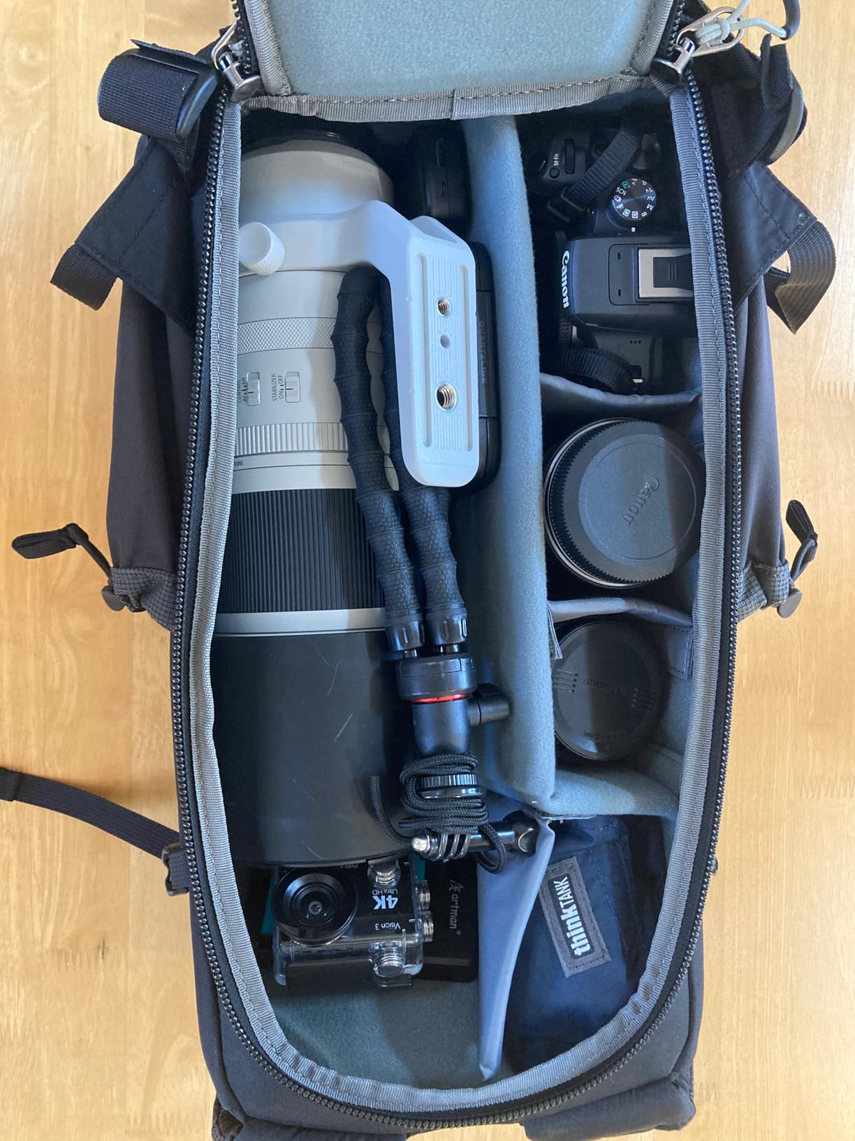 Think Tank BackLight 36L Camera Daypack Backpack for DSLR, Mirrorless, Photography and Video - Montane Green - Customer Photo 1