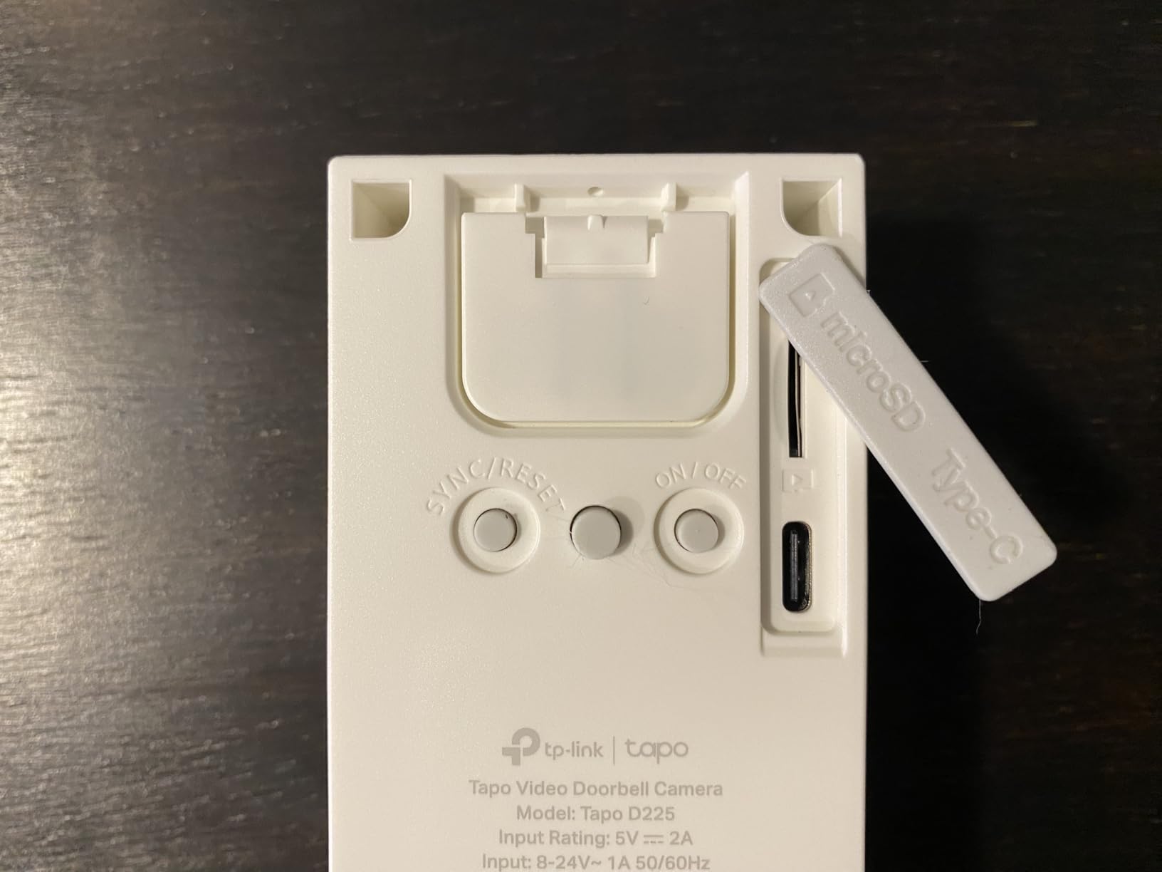 Tapo by TP-Link Smart Video Doorbell Camera with Chime, Battery or Wired, 2K QHD Color Night Vison, No Monthly Fee, 180° Ultra-Wide Head-to-Toe View, Ring Call, Free AI Detection, Local Storage (D225) - Customer Photo 1