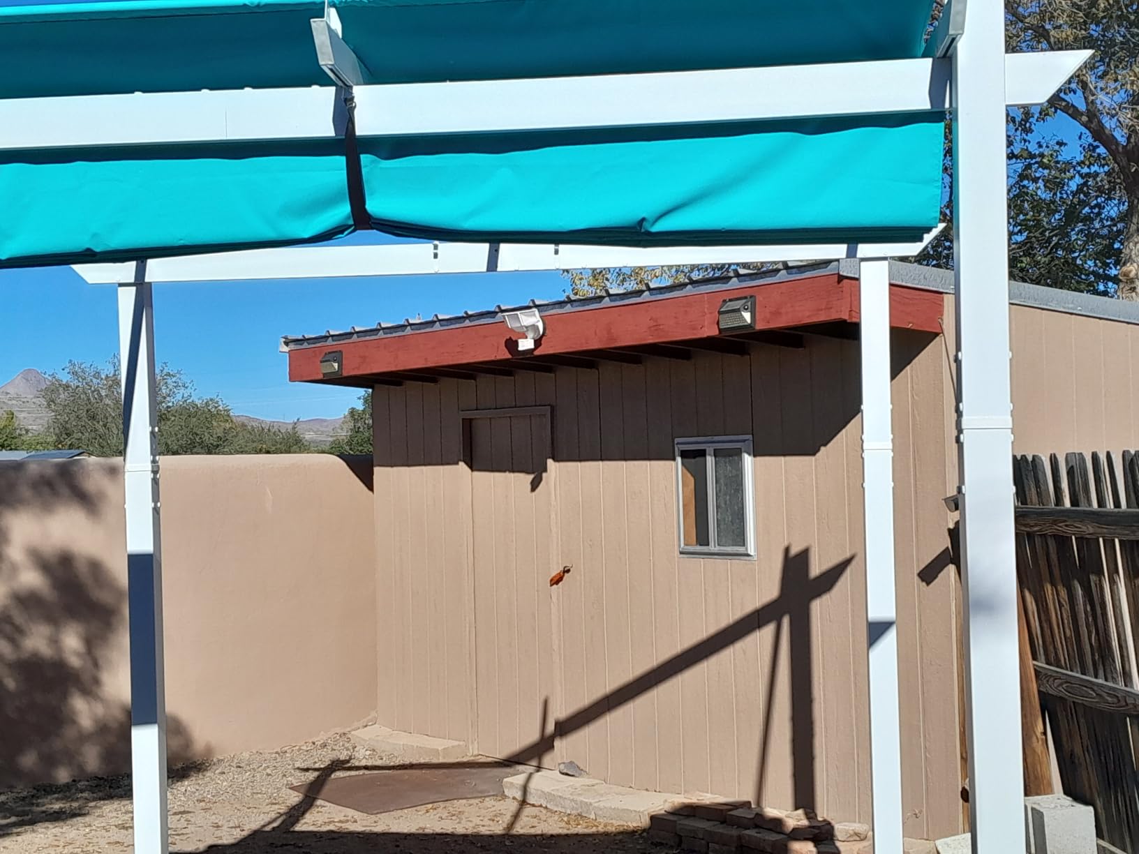 LUTEC 80W 9000LM LED Security Light Hardwire Motion Sensor Outdoor Lights, 4 Head LED Flood Lights Outdoor 5000K Daylight, IP65 Waterproof, Motion Detected Lights for Outside, Garage, Yard (White) - Customer Photo 2