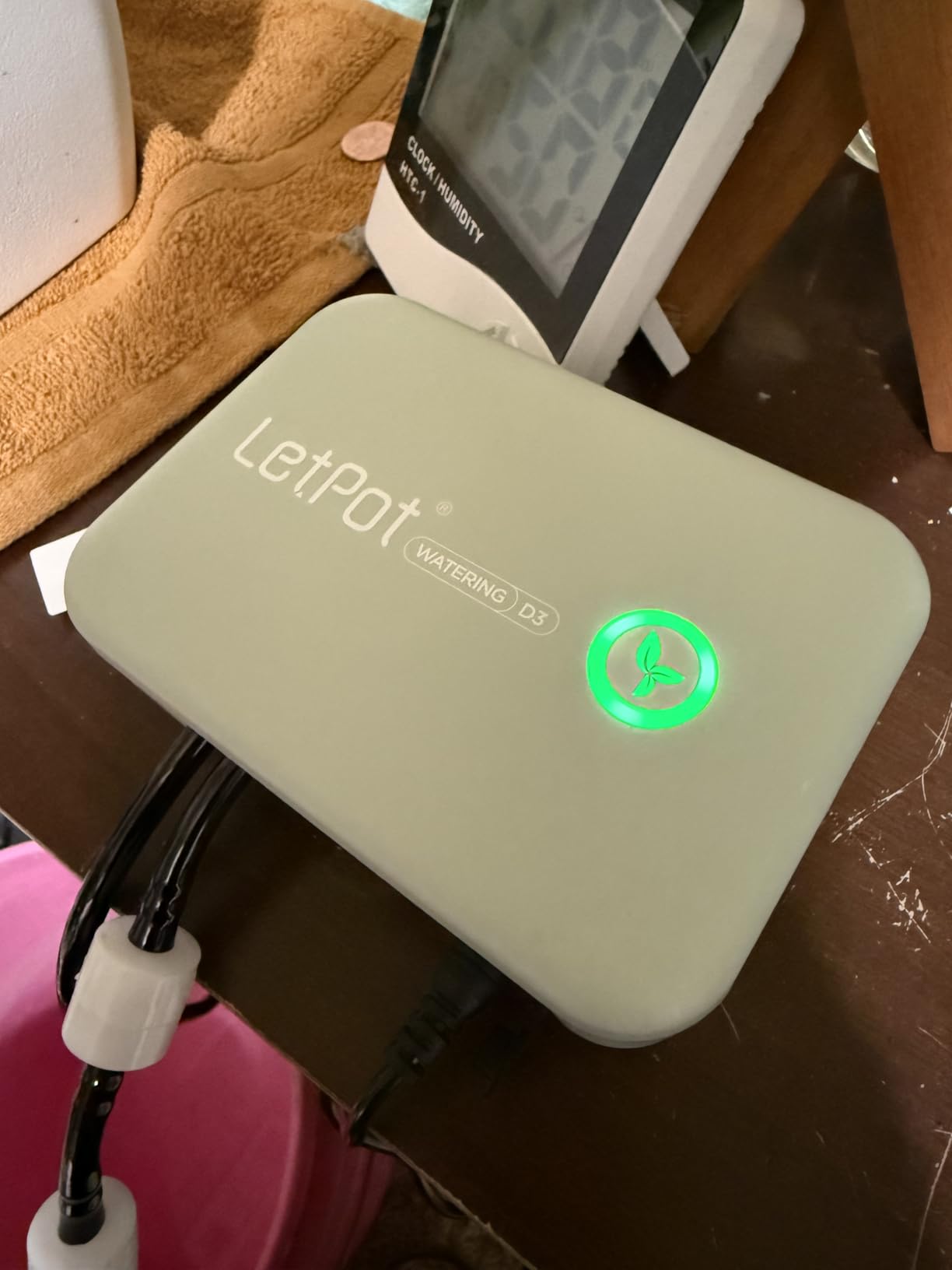 LetPot Automatic Watering System for Potted Plants, [Wi-Fi & App Control] Drip Irrigation Kit System, Smart Plant Watering Devices for Indoor Outdoor, Water Shortage Remind, IPX66, Green - Customer Photo 2