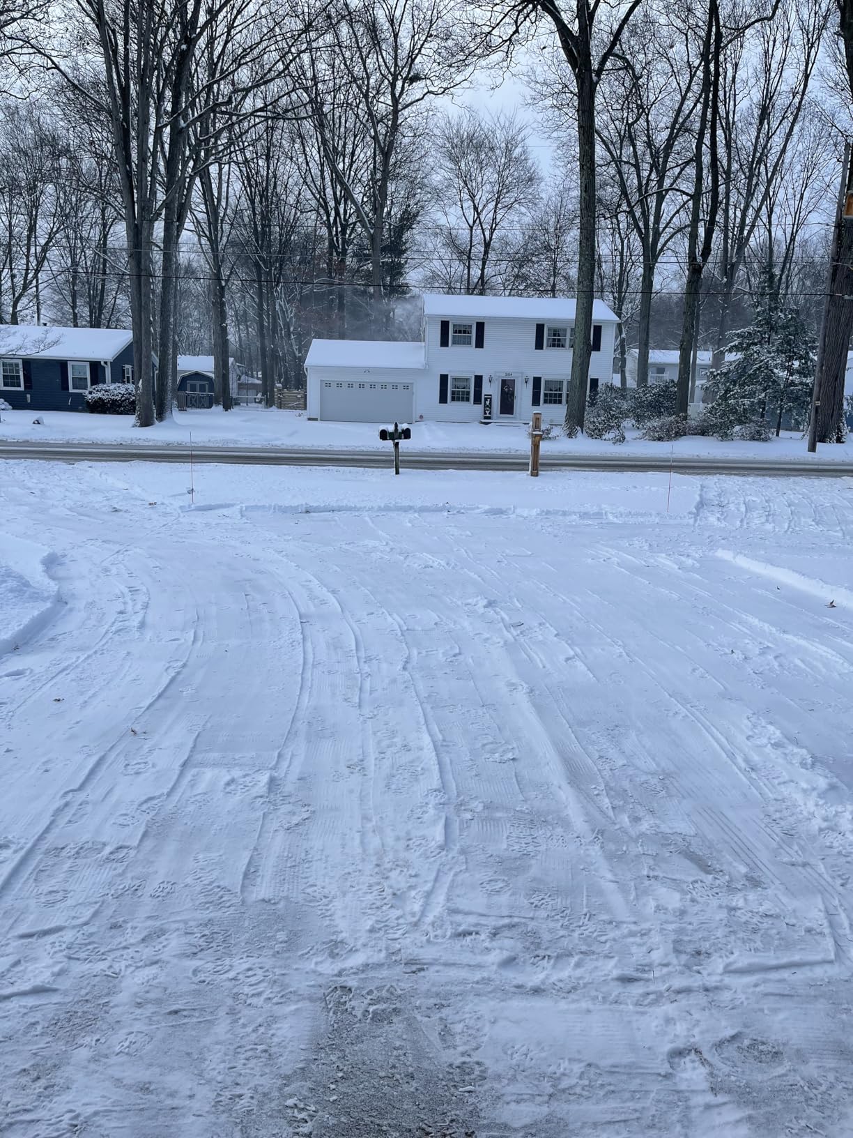 VOLTASK 48V Cordless Snow Blower, 48-Volt | 20-Inch Brushless Electric Snow Blower Cordless, Battery Snow Blower with Directional Plate & LED Lights (2 * 24V Battery & Dual Quick Charger Included) - Customer Photo 2