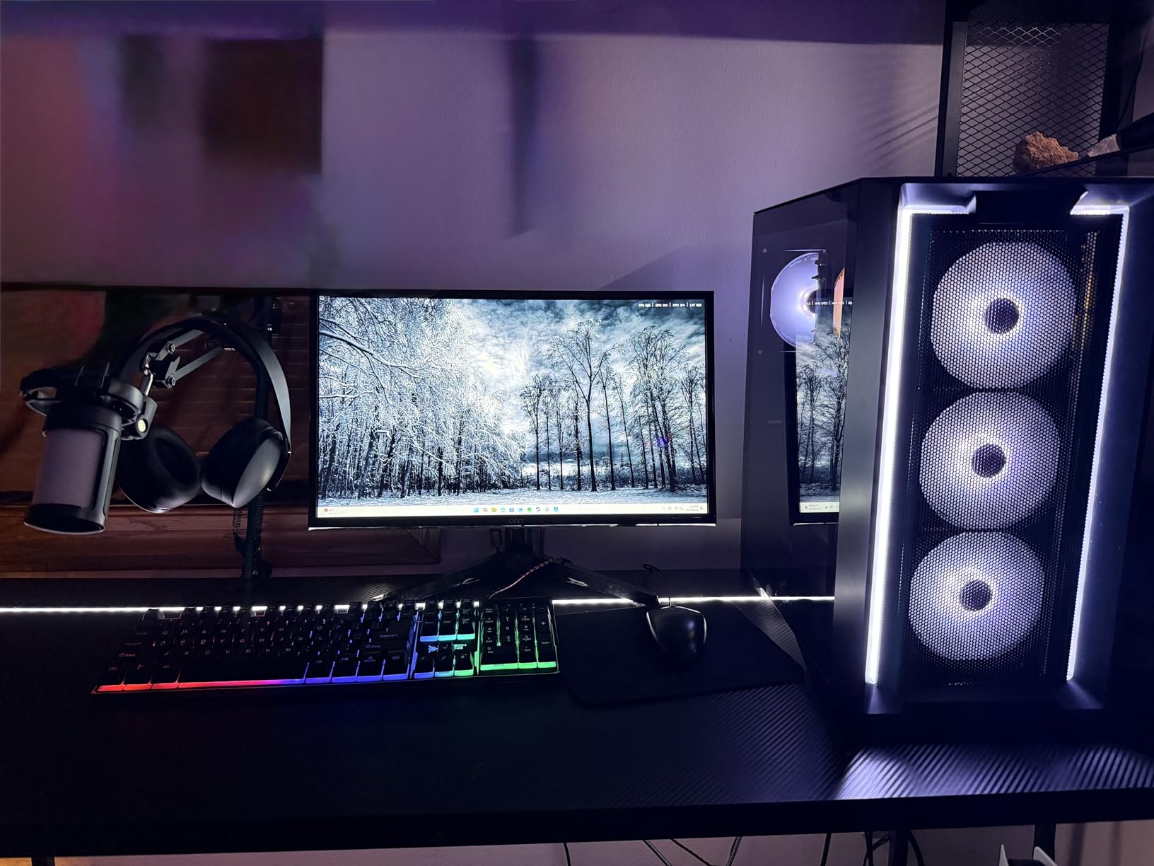 Skytech Nebula Gaming PC Desktop, Ryzen 5 5500 3.6 GHz (4.2GHz Turbo Boost), NVIDIA RTX 4060 8GB GDDR6X, 1TB SSD, 16GB DDR4 RAM 3200, 650W Gold PSU, Wi-Fi, Win 11 Home - Customer Photo 2