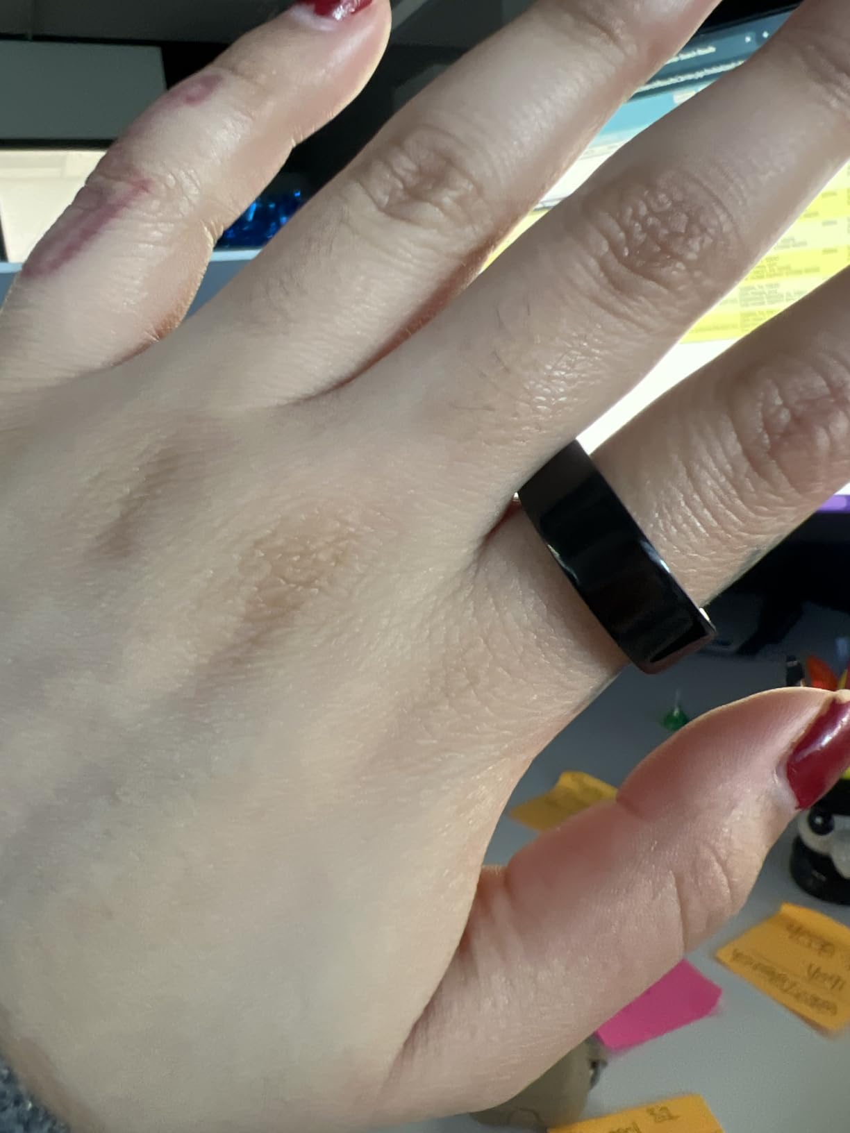Oura Ring 4 - Silver - Size 10 - Size Before You Buy - Customer Photo 1