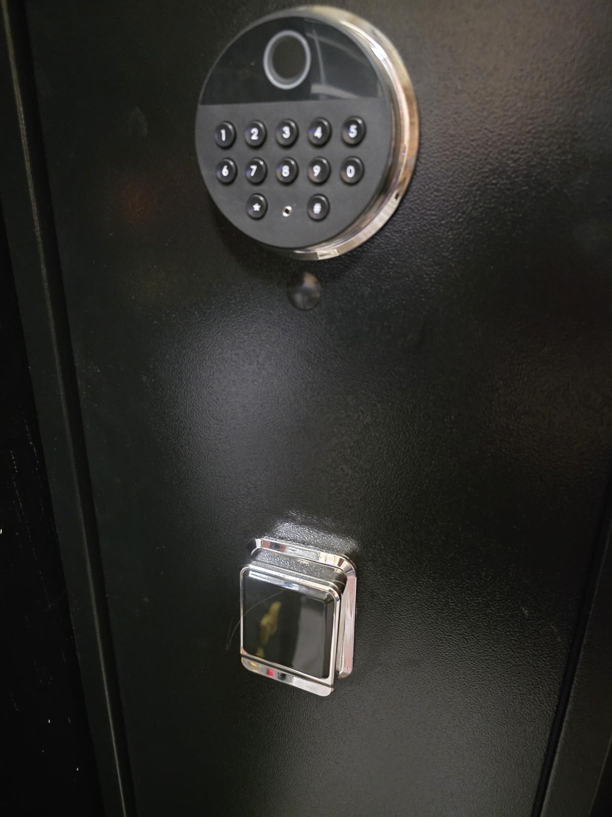 8-12 Fingerprint Gun Safe for Rifles and Pistols, No Assembly Required, Gun Safes for Rifle and Password Lock, Gun Cabinet for Home with Adjustable Shelves - Customer Photo 1