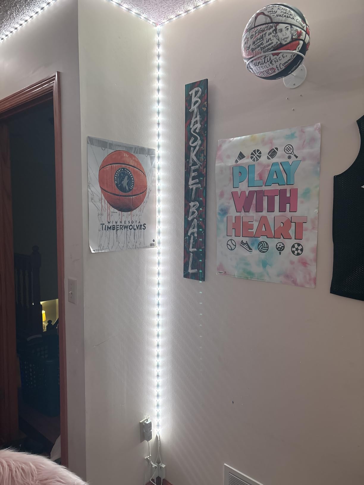 GE Cync Smart LED Strip Light, Color Changing Room Decor LED Light Strip, Works with Alexa and Google Home, Matter Compatible, LED Lights for Bedroom, Millions of Colors and White Tones, 16 Feet - Customer Photo 2