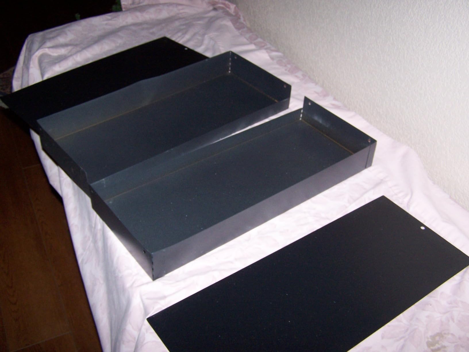 LCAOPC Metal Storage Cabinet with Wheels - Lockable, Rolling Tool Cabinet for Home, Office, Garage & Workshop - Black - Customer Photo 1