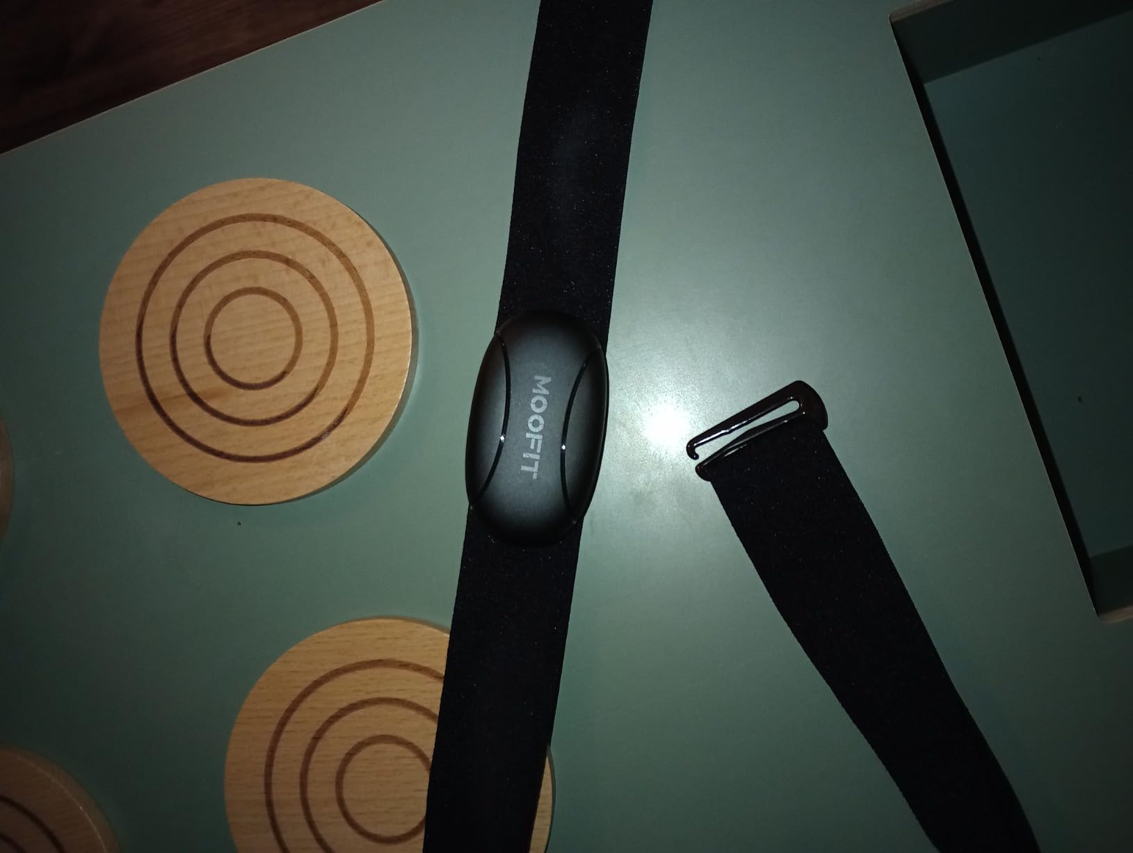 moofit HR8 Heart Rate Monitor Chest Strap, Low Energy Real-Time Heart Rate Data Bluetooth 5.0/ANT+, Longer Communication Range, IP67 Waterproof, Compatible with iOS/Android Apps, Gym Equipment, Black - Customer Photo 1