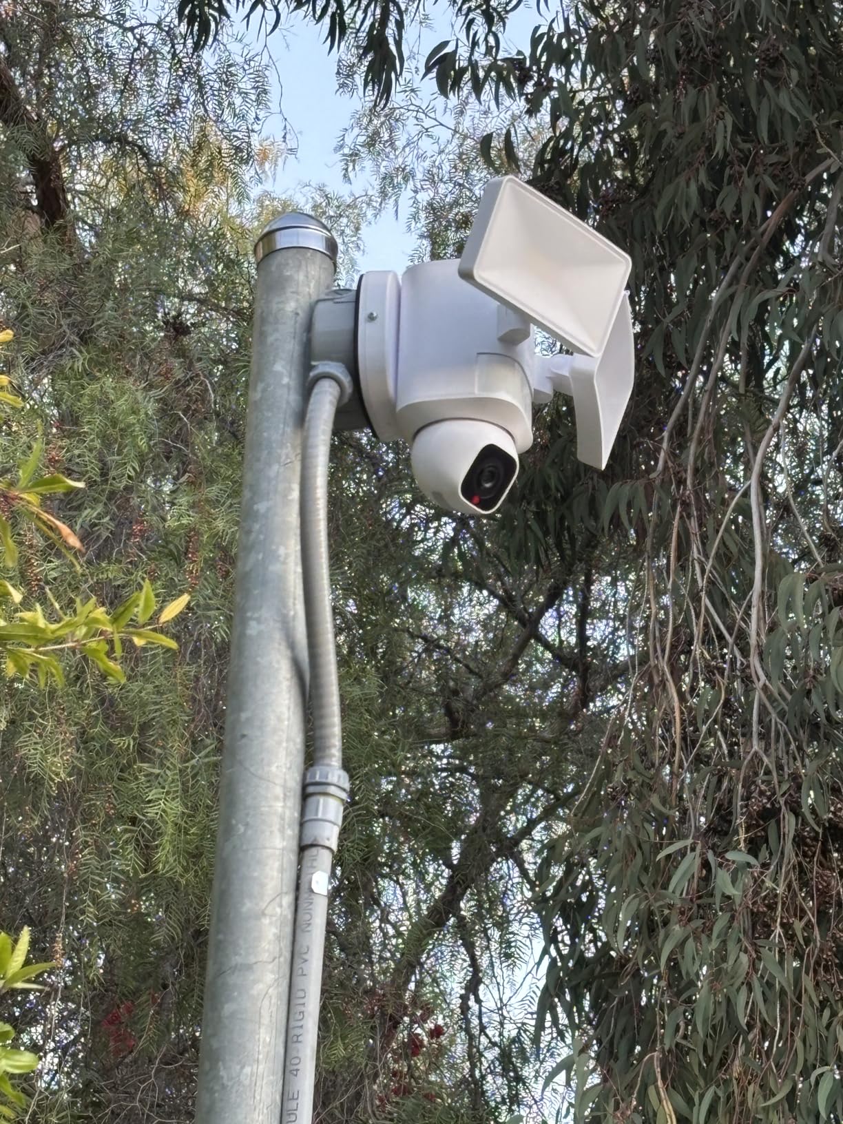 eufy Security Floodlight Camera E30, Security Camera Outdoor, 360° Pan and Tilt, AI Detection and Tracking, 2K Video, 2.4GHz Wi-Fi, 2,000 Lumens, Custom Voice and Light Alerts, 24/7 Recording - Customer Photo 2