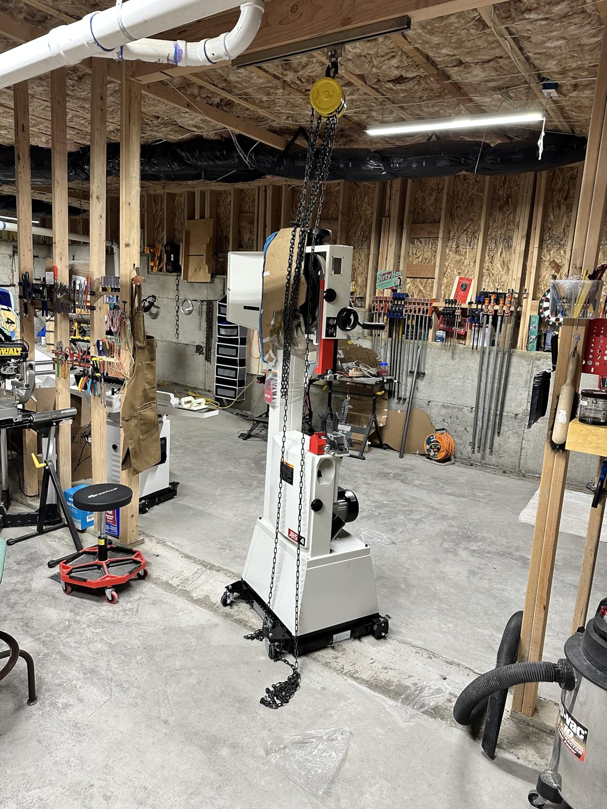 JET Black 14-Inch Woodworking Bandsaw, 1-3/4 HP, 115/230V 1Ph (JWBS-14SFX-BLK) - Customer Photo 1