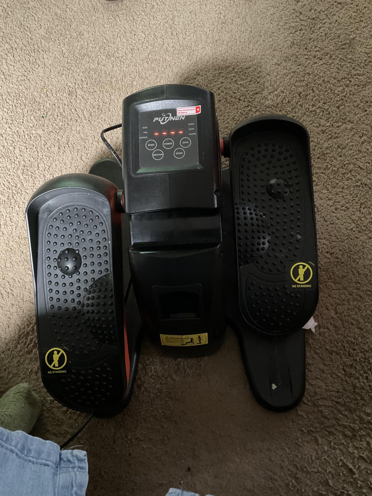 Under Desk Elliptical Machine, Electric Elliptical Leg Exerciser for Seniors with 12 Adjustable, Portable Quiet Elliptical Exercise Machine, Seated Pedal Exerciser with Remote Control - Customer Photo 2