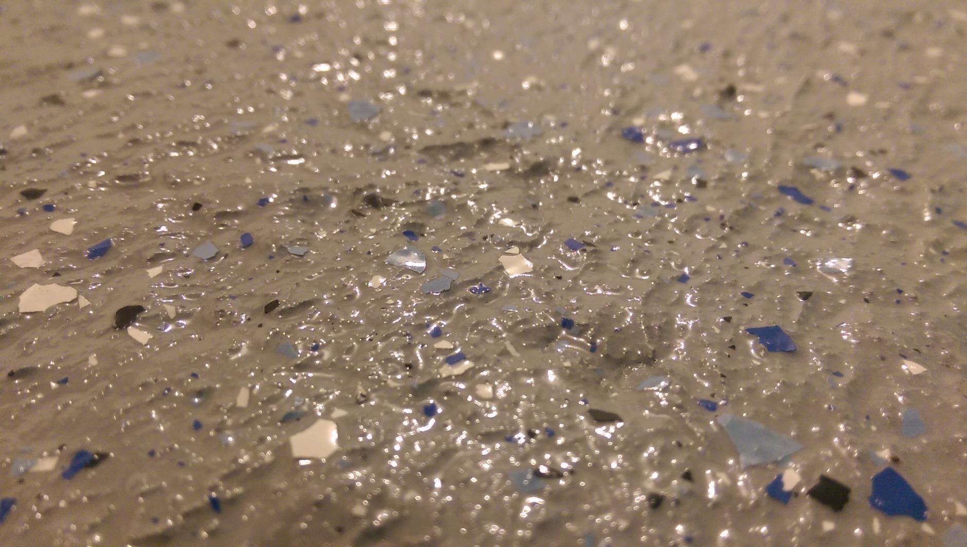 Rust-Oleum 391282 EpoxyShield Basement Floor Coating Kit, Gallon, Gray Satin - Customer Photo 1